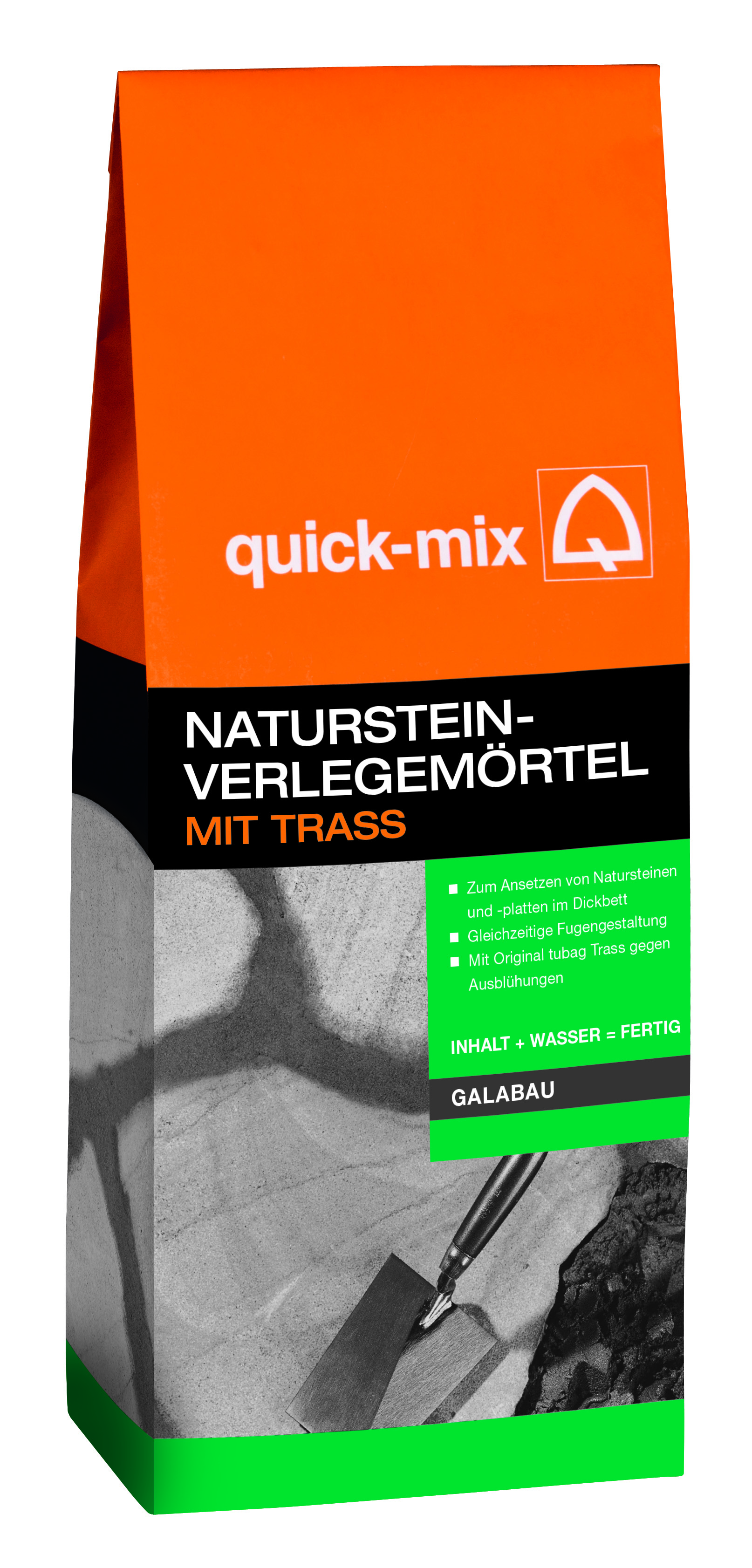Quick-Mix Naturstein Verlegemörtel