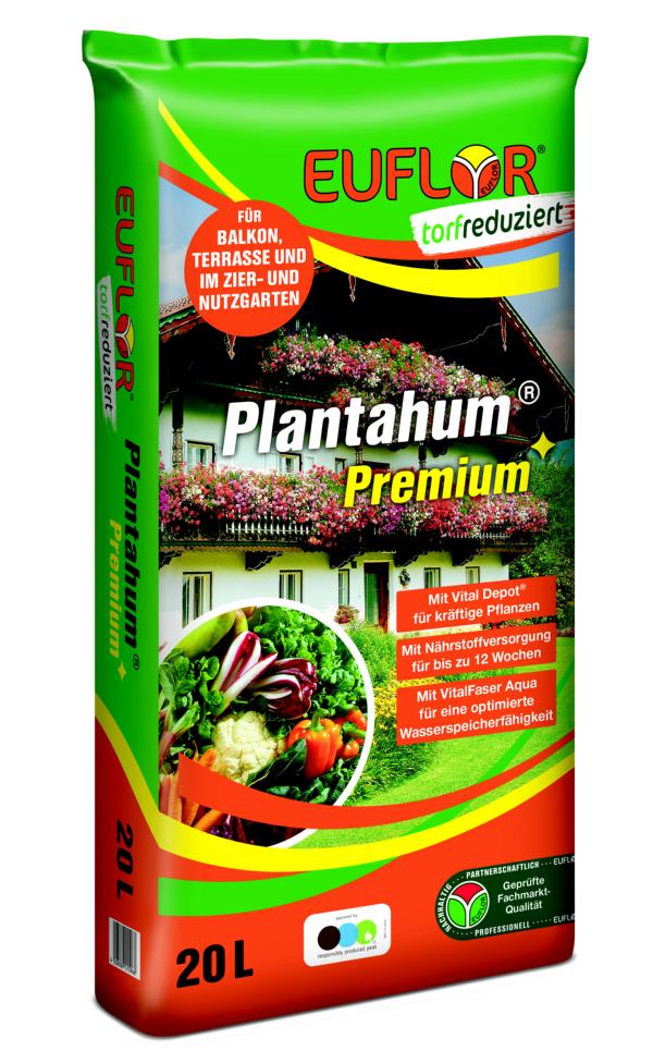Euflor Plantahum Premium torfreduziert, 20 L