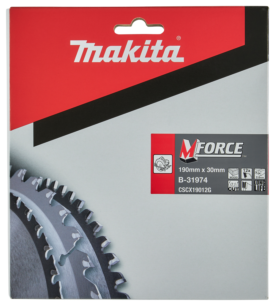 Makita Kreissägeblatt M-FORCE, 190X30X12Z