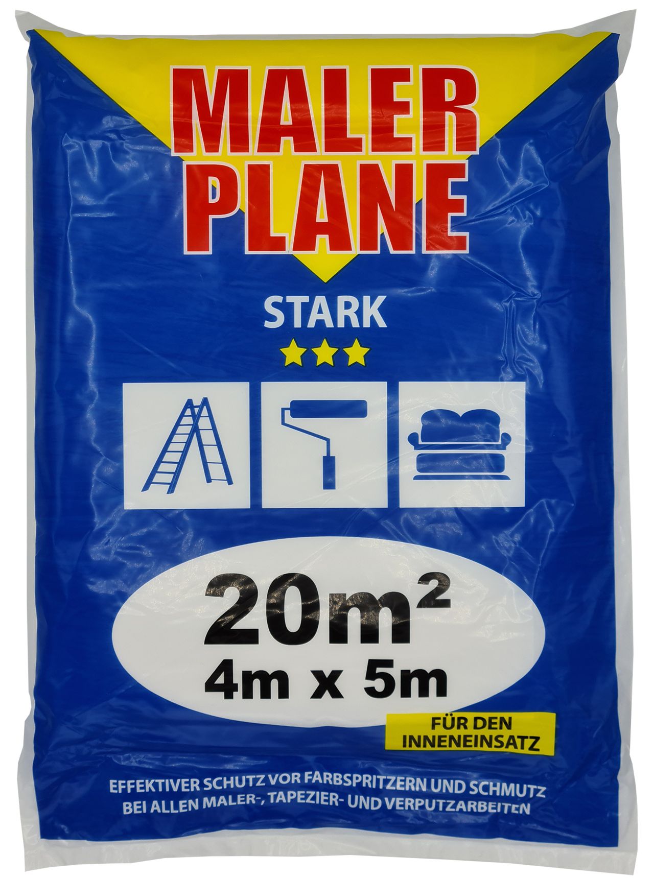 450705-Malerplane-4x5m Jufol Malerplane stark 4m x 5m