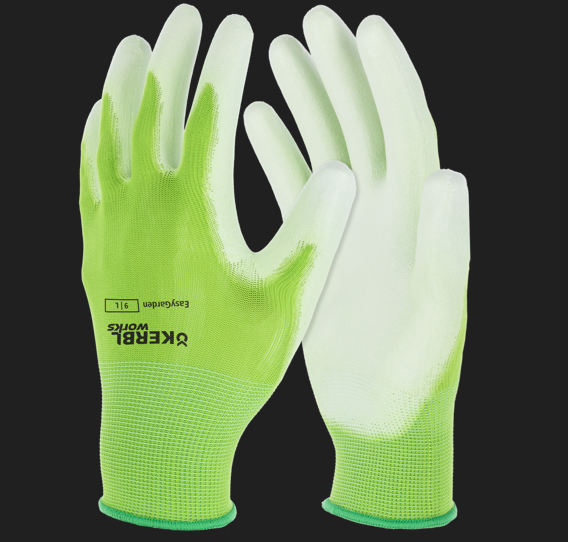 Kerbl Handschuh Easy Garden, Gr. 8 grün, PU-Beschichtung