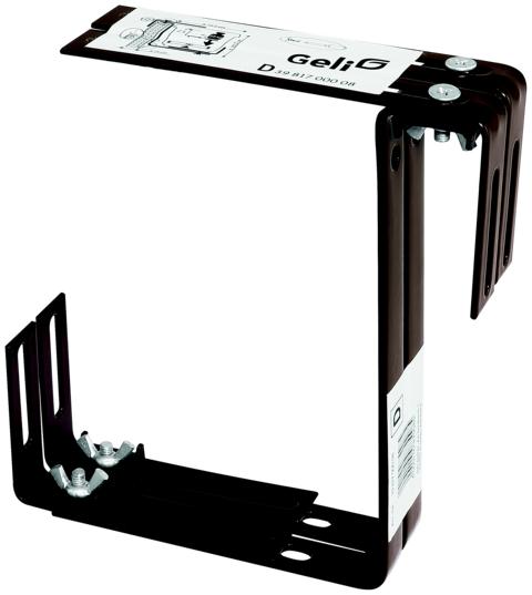 485223-3981700008-L BLUMENKASTENHALTER TYP D BRAUN      GELI