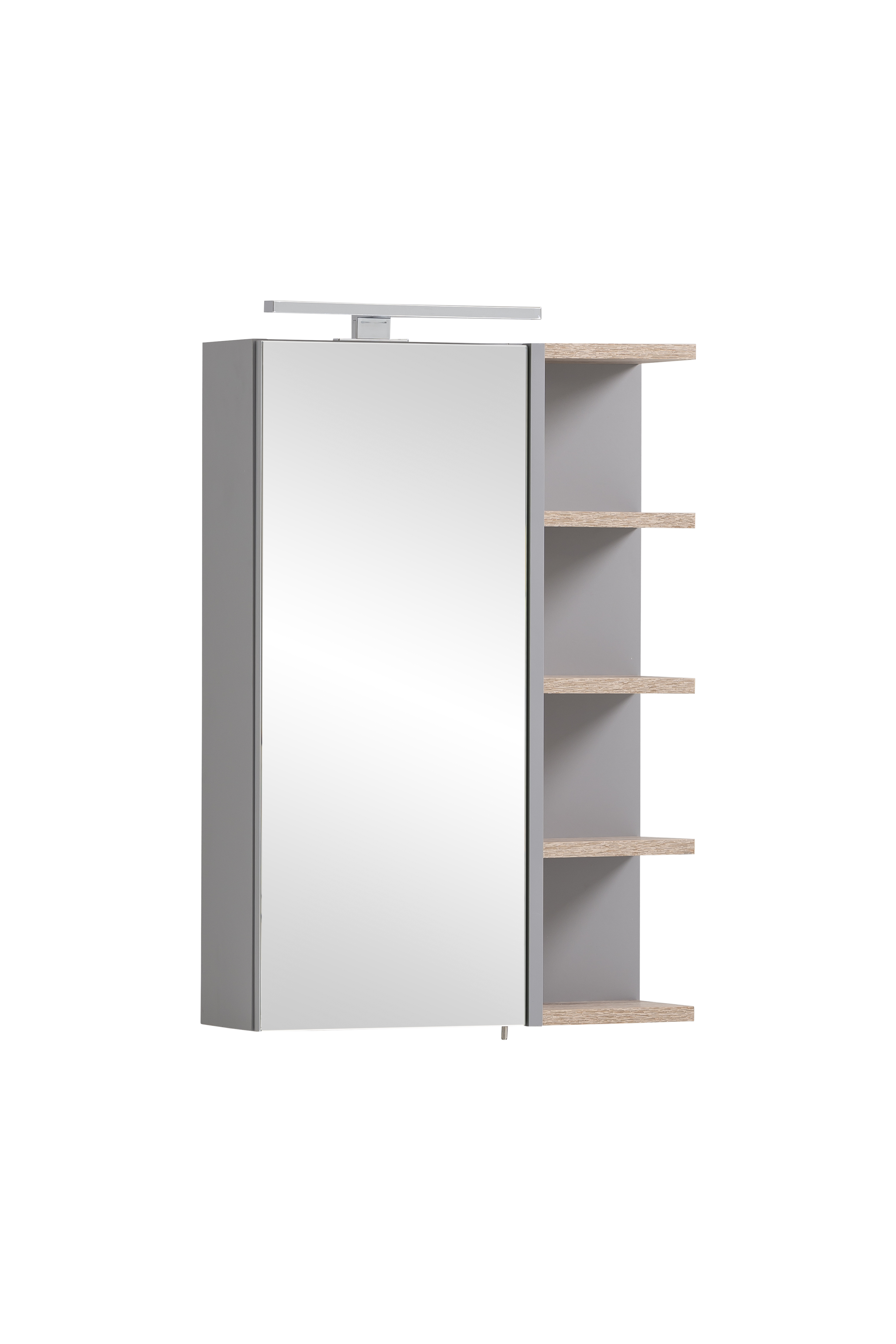 W. Schildmeyer Spiegelschrank Balto 500 Sasso 300, platingrau