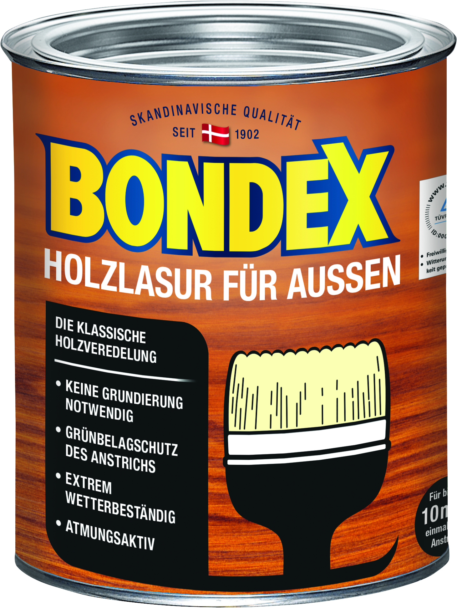Bondex Holzlasur für Außen Dunkelgrau, 750ml