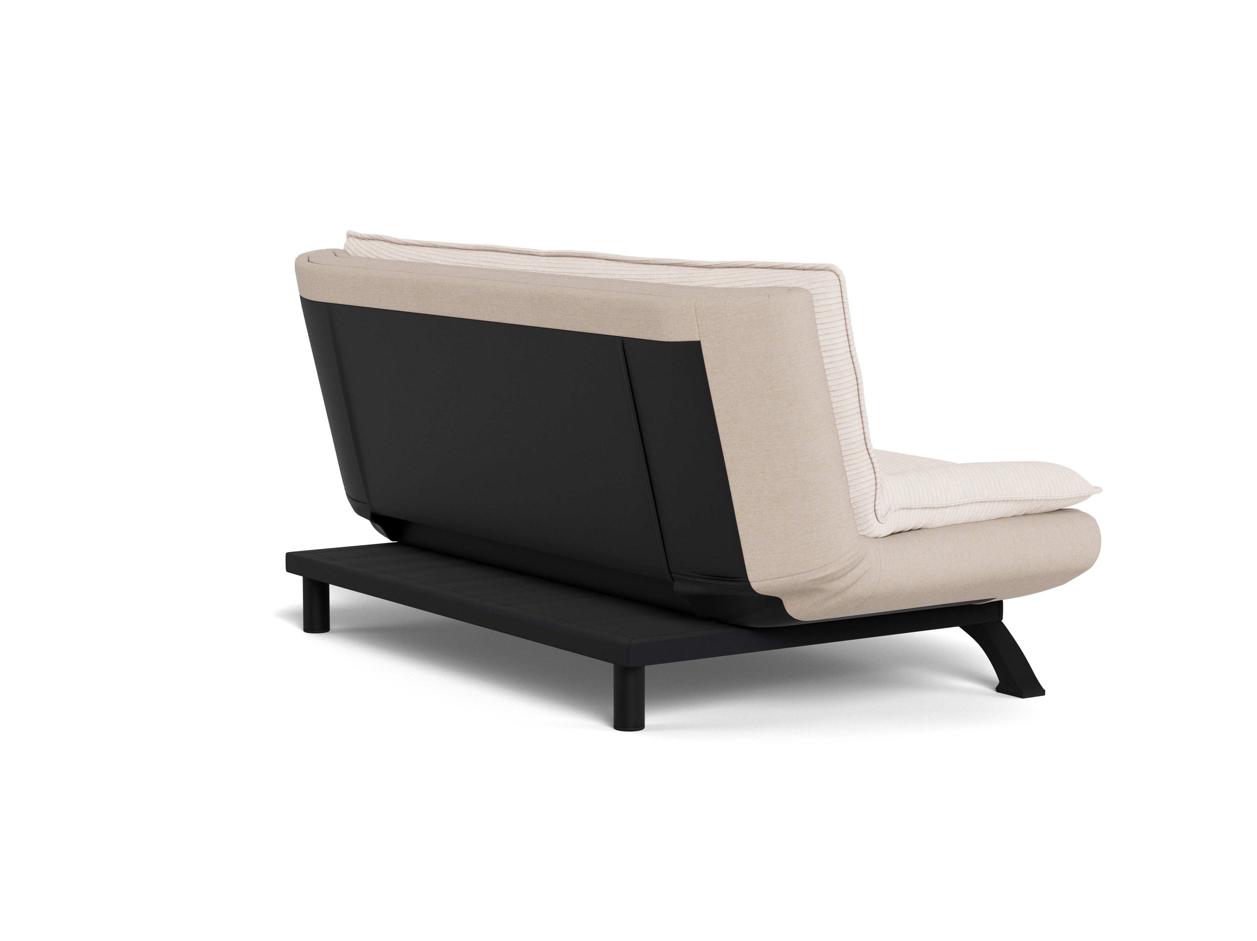 Actona Schlafsofa Faith, 196 x 98 x 91 cm, beige/schwarz