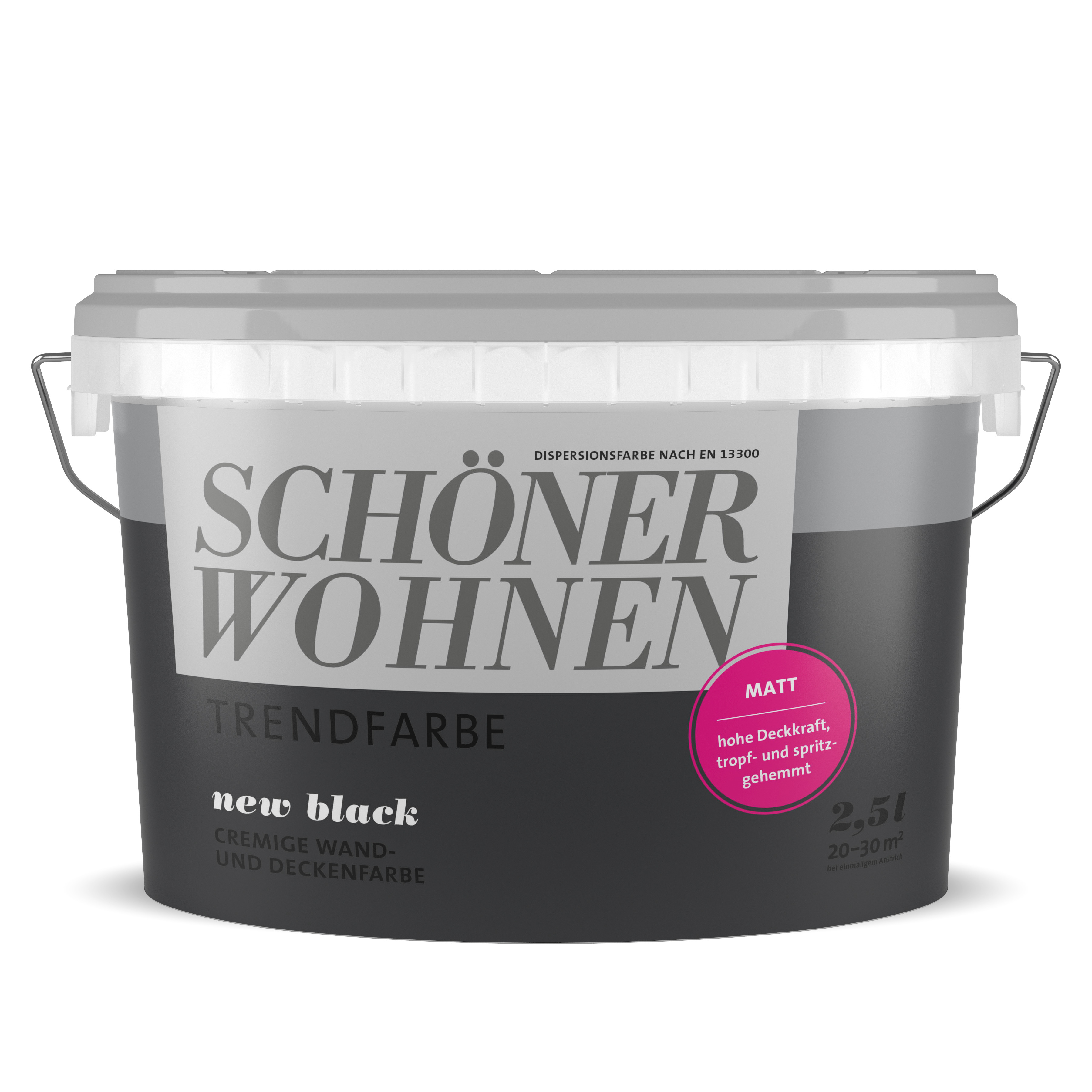 Schöner Wohnen Trendfarbe, new black matt