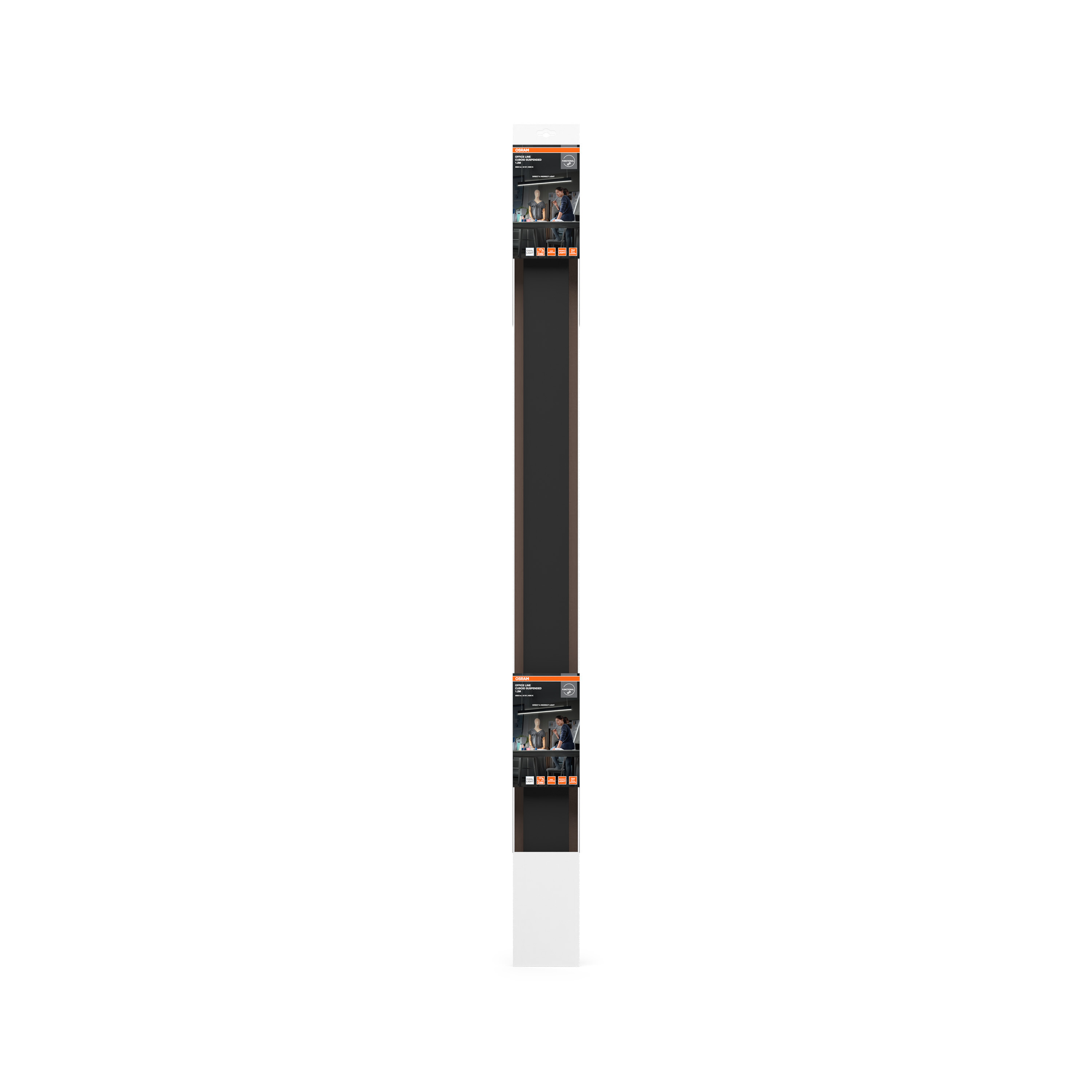 Osram LED Pendelleuchte Office Line, dimmbar, Schwarz