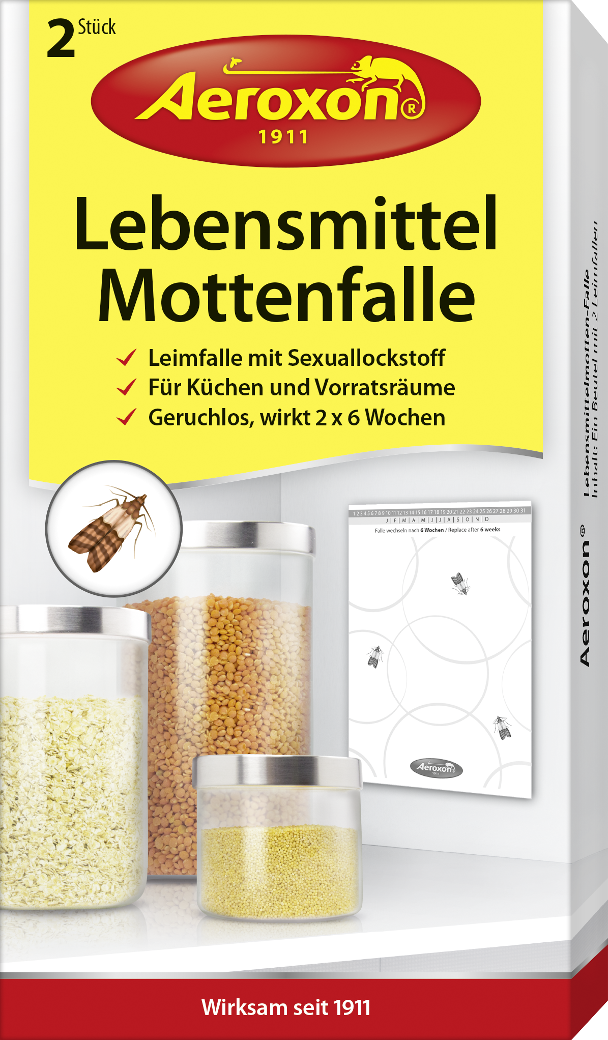 LEBENSMITTELMOTTEN-FALLE 2ST.   