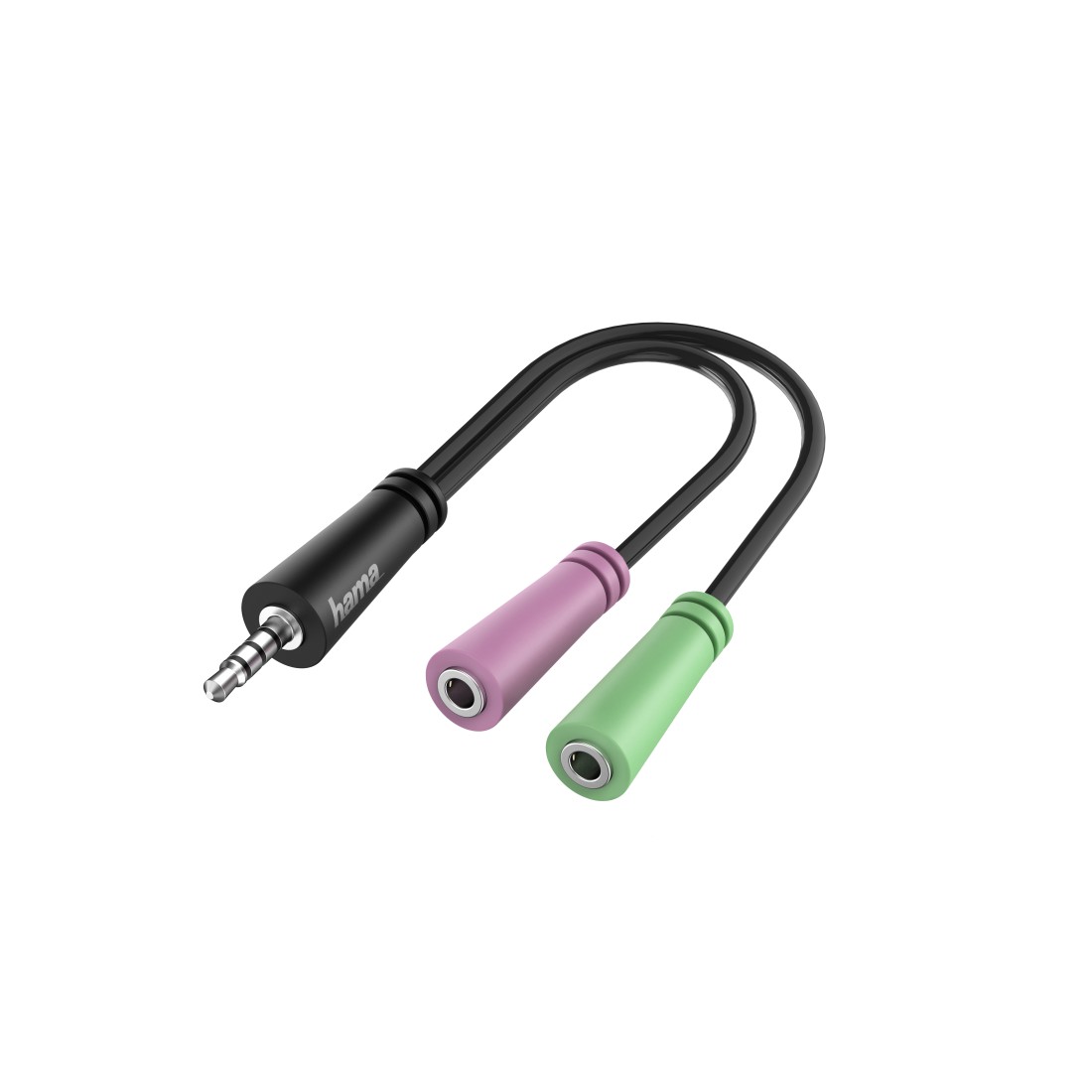 Hama 3,5-mm-Klinken-Adapter auf 4-pol. Hama 3,5-mm-Klinken-Adapter auf 4-pol.