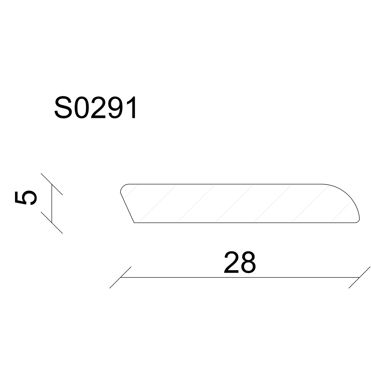 544319-Querschnitt Neuhofer Sockelleiste, Fichte/Kiefer weiß lackiert