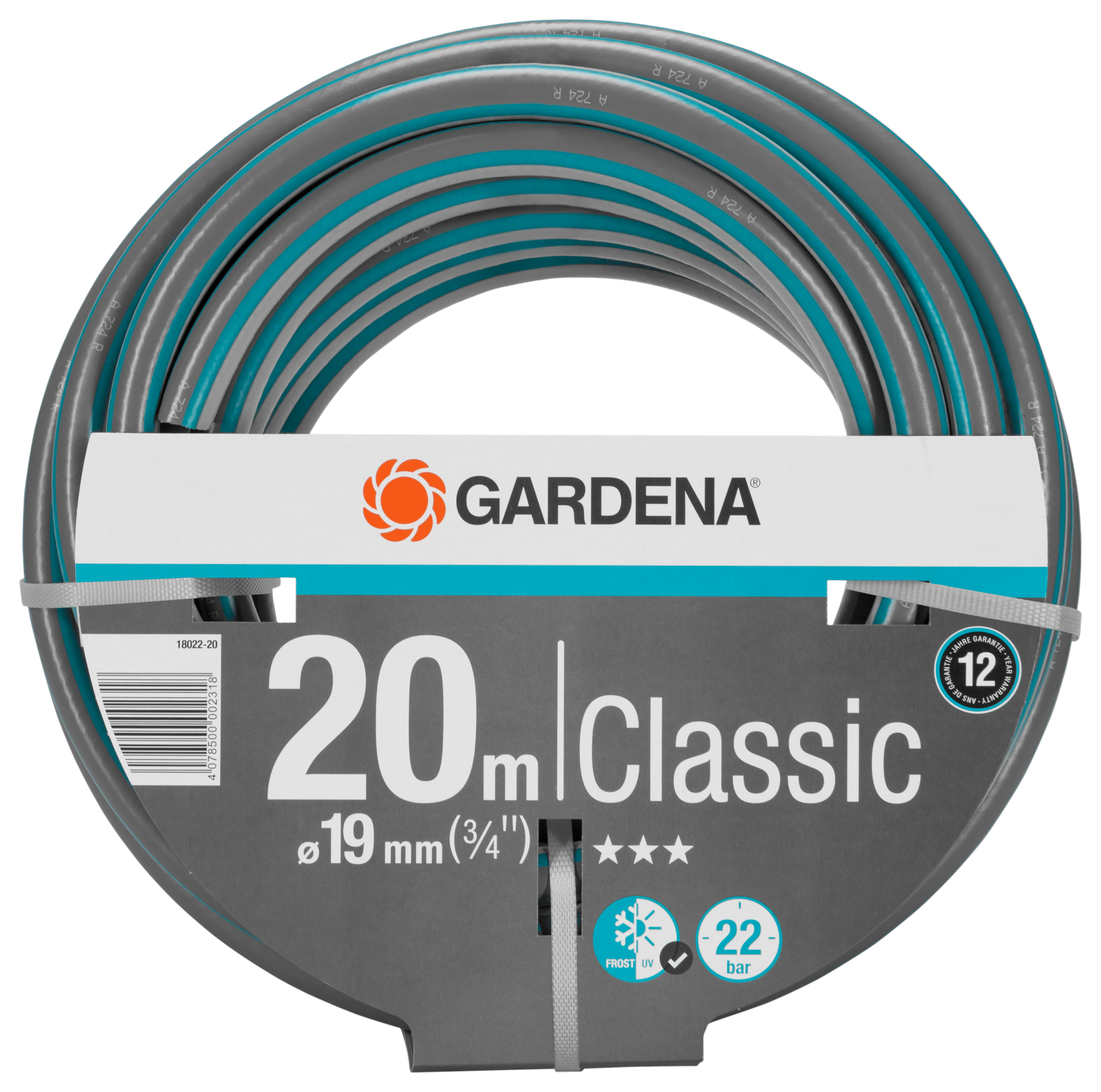 Gardena Classic Schlauch 19mm, 3/4", 20m