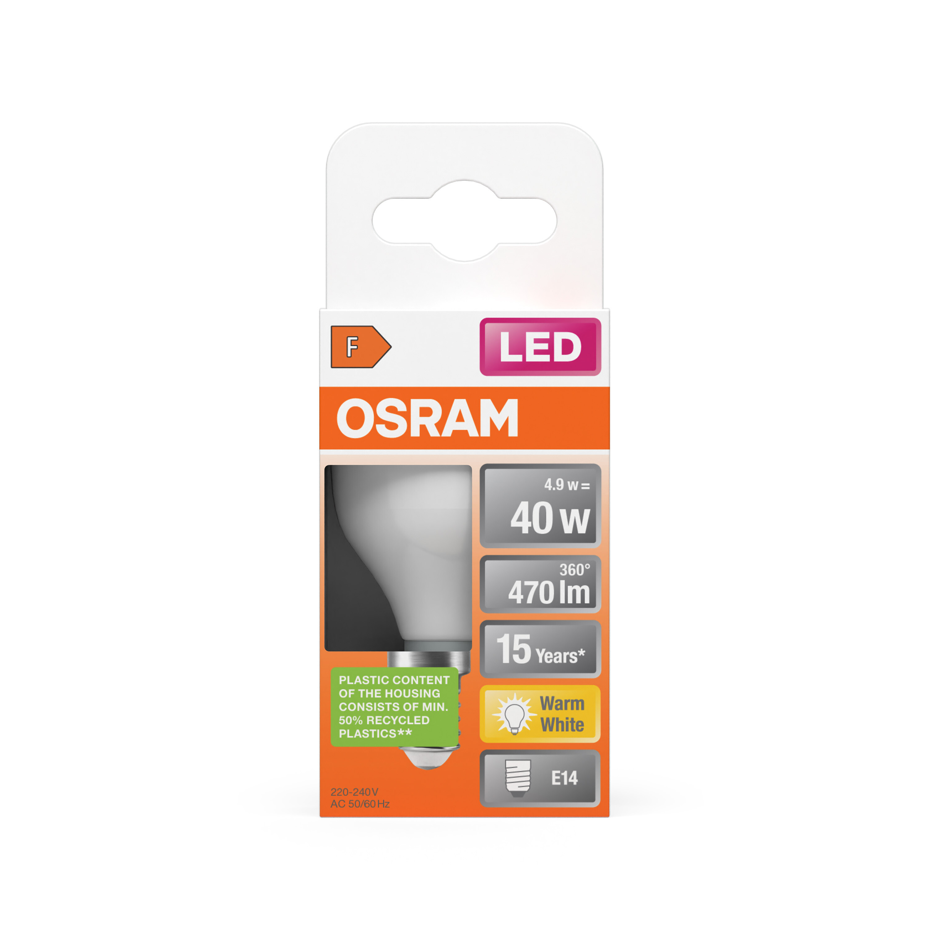 Osram Leuchtmittel LED Star Classic P 40 5.5 W/2700K, E1