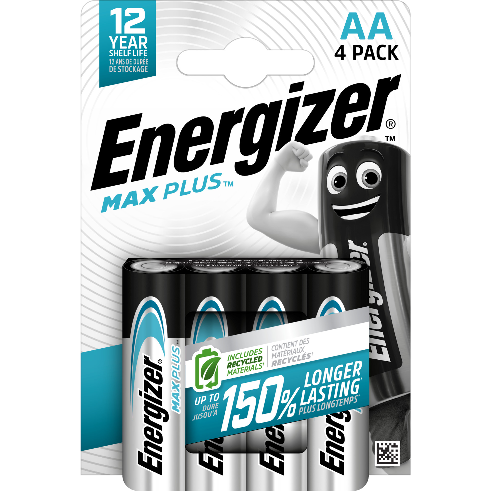 Energizer Max Plus  Mignon (AA), 4 Stück