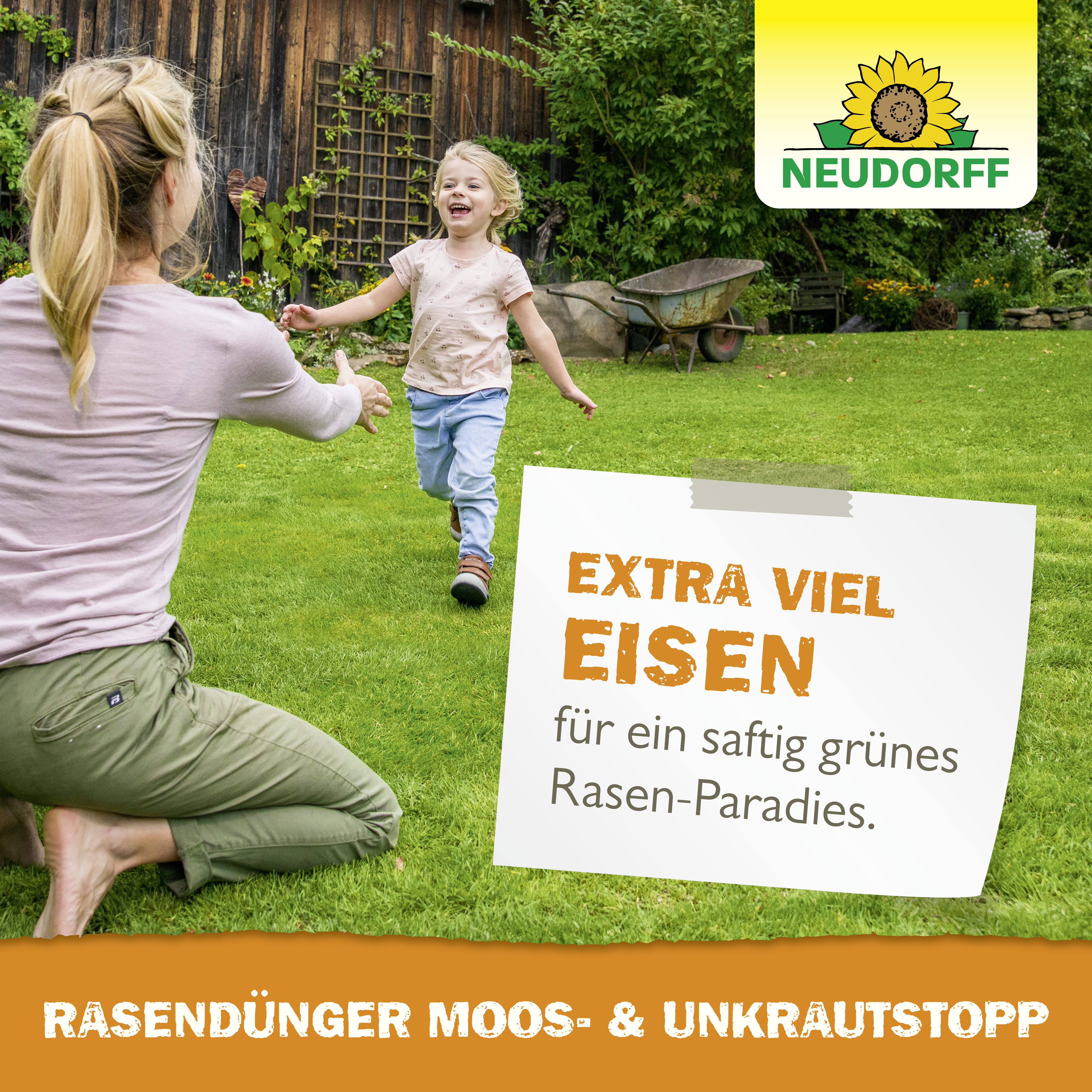 Neudorff RasenDünger Moos- & UnkrautStopp, 18 kg