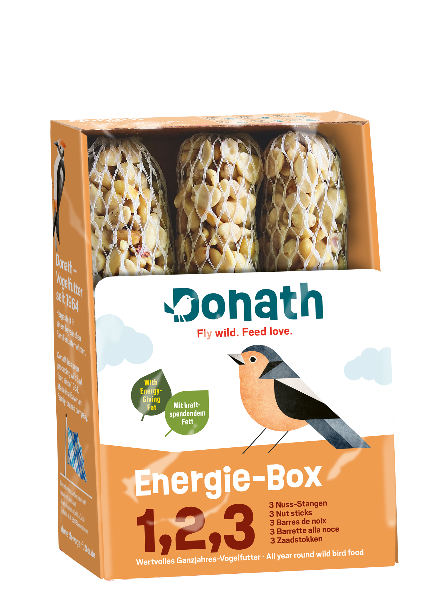 Donath Energie-Box 1, 2, 3 (3 Nussstangen), 0,36 kg Donath Energie-Box 1, 2, 3 (3 Nussstangen), 0,36 kg