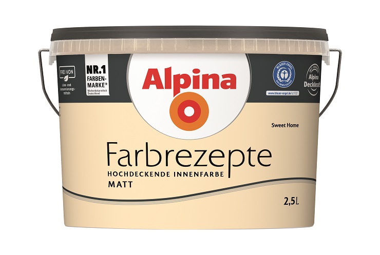 Alpina Farbrezepte Sweet Home, 2,5L