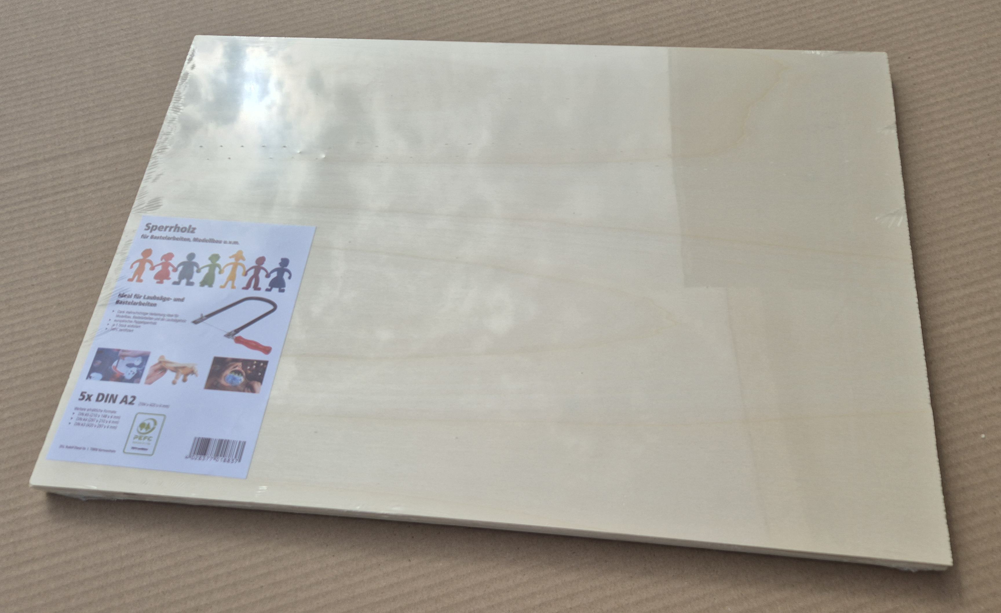 ZEG Bastel Sperrholz A2 ZEG Bastel Sperrholz A2