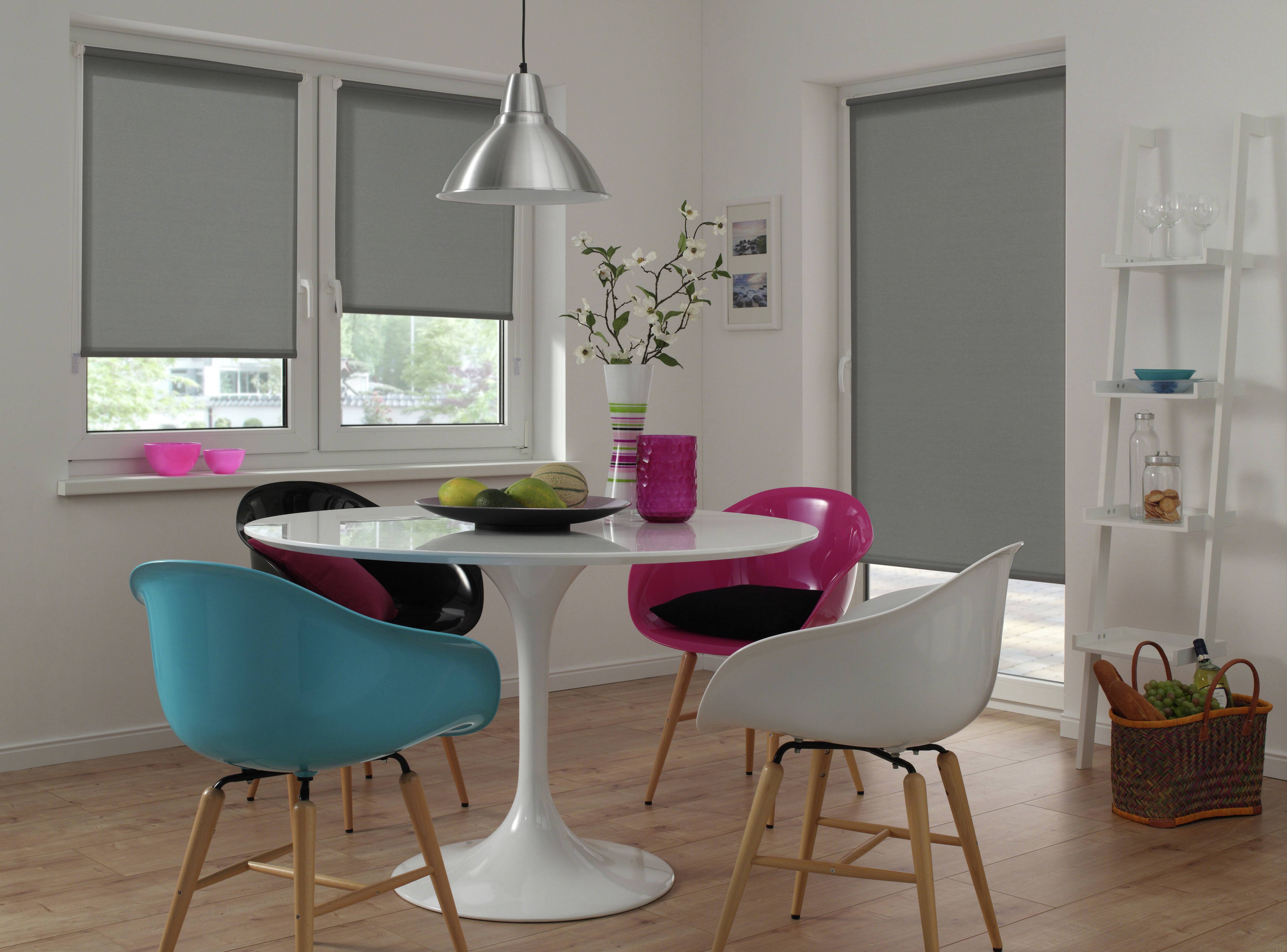 527568_04 GARDINIA MINI ROLLO TAGESLICHT  GRAU 100X150CM