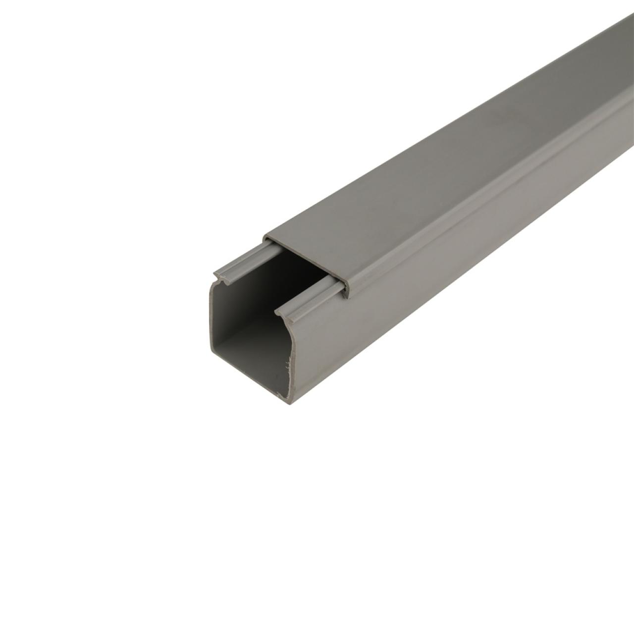 122979  INSTALLATIONSKANAL,PVC,40X40MM,2M, GRA.