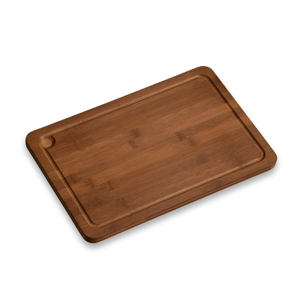 Kesper Schneide- & Servierbrett, dunkler Bambus, 38 x 25 x 1,6 cm Kesper Schneide- & Servierbrett, dunkler Bambus, 38 x 25 x 1,6 cm