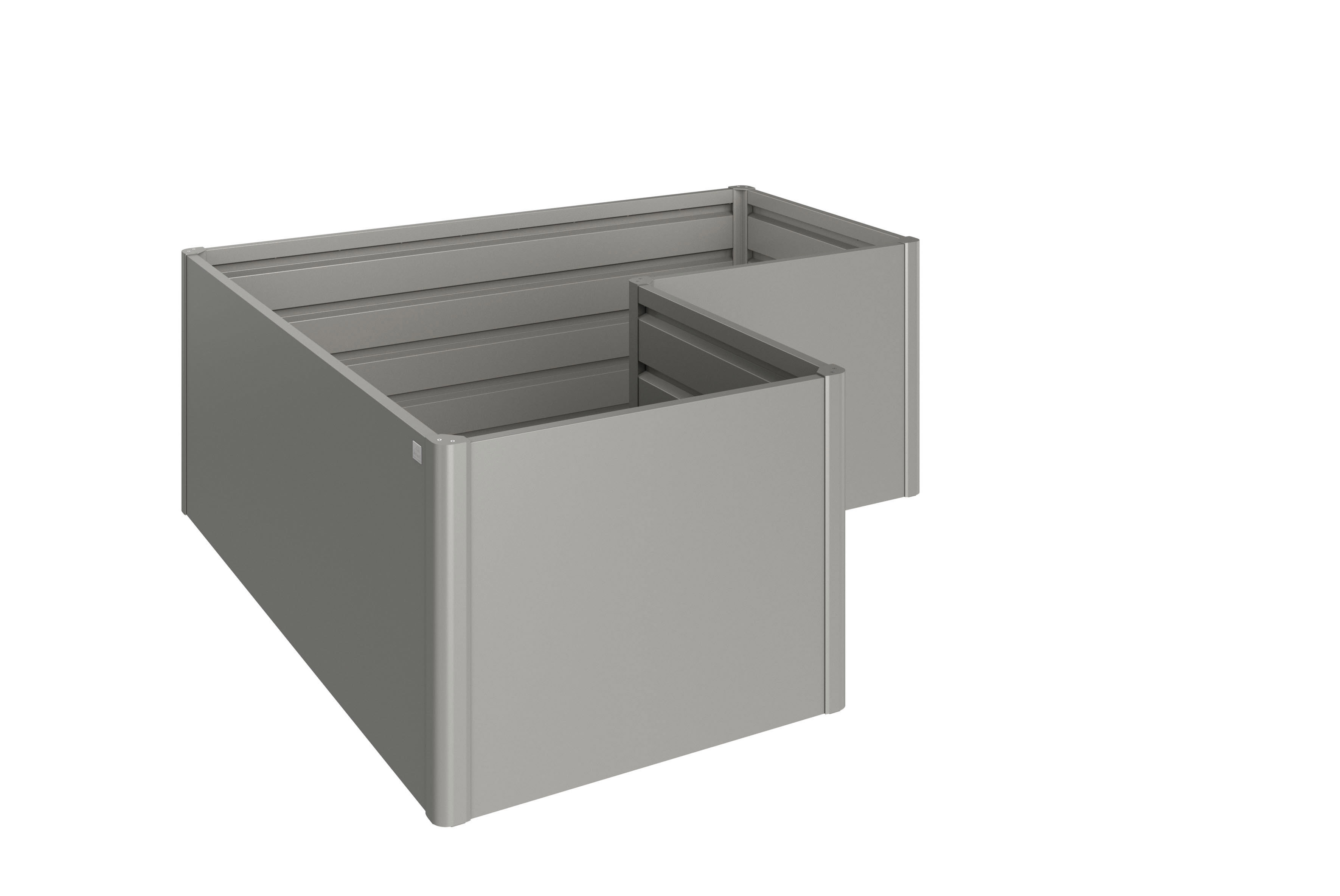 Biohort Hochbeet L, Gr. 2x1, quarzgrau-metallic