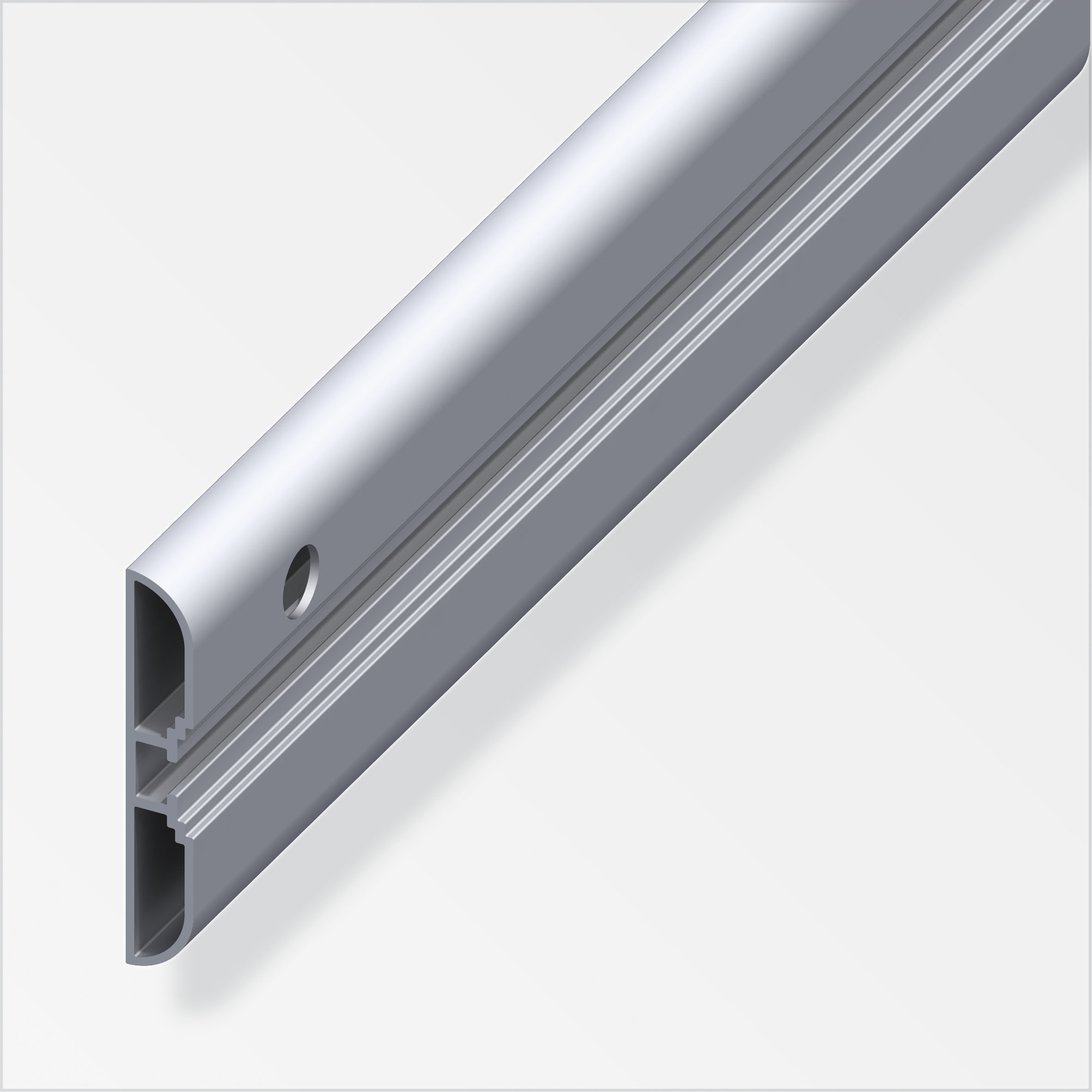 Alfer coaxis®-Profil, breit, 2 m x 60 x 10 mm Alfer coaxis®-Profil, breit, 2 m x 60 x 10 mm