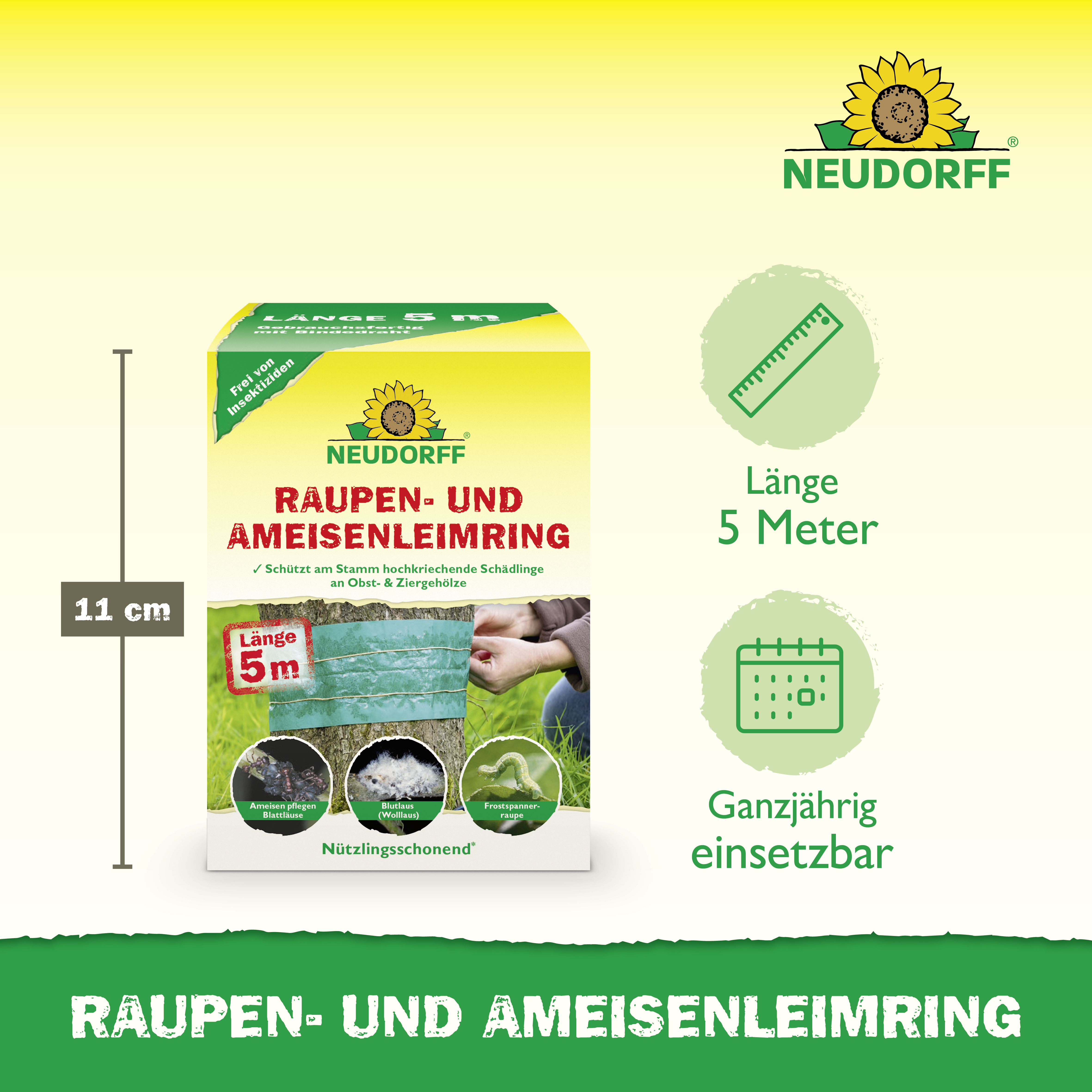 Neudorff Raupen-und AmeisenLeimring, 5 m