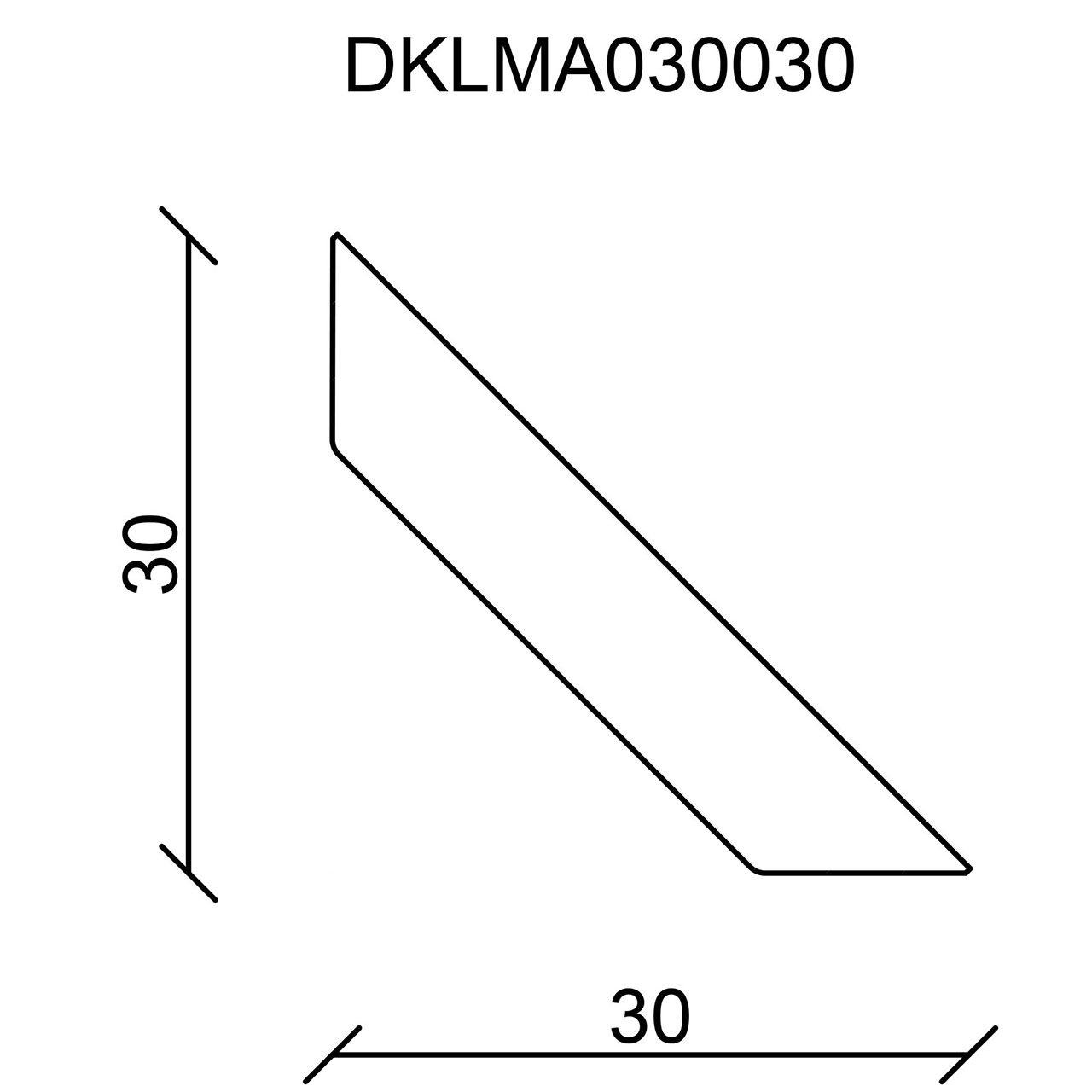 544137-Querschnitt Neuhofer Dreikantleiste, Fichte/Kiefer astrein roh