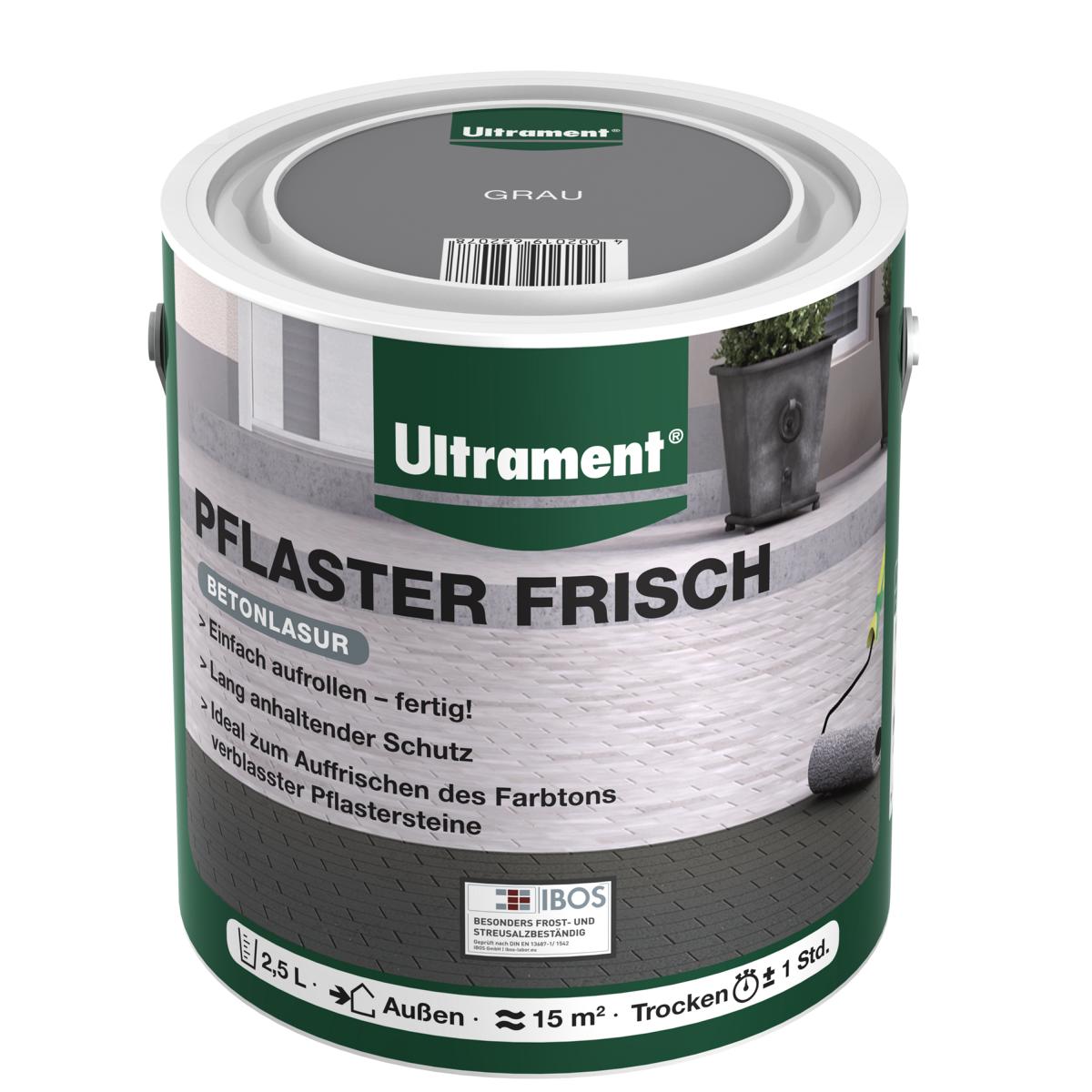 375671-PflasterFrisch_grau Ultrament Pflaster Frisch grau, 2,5L