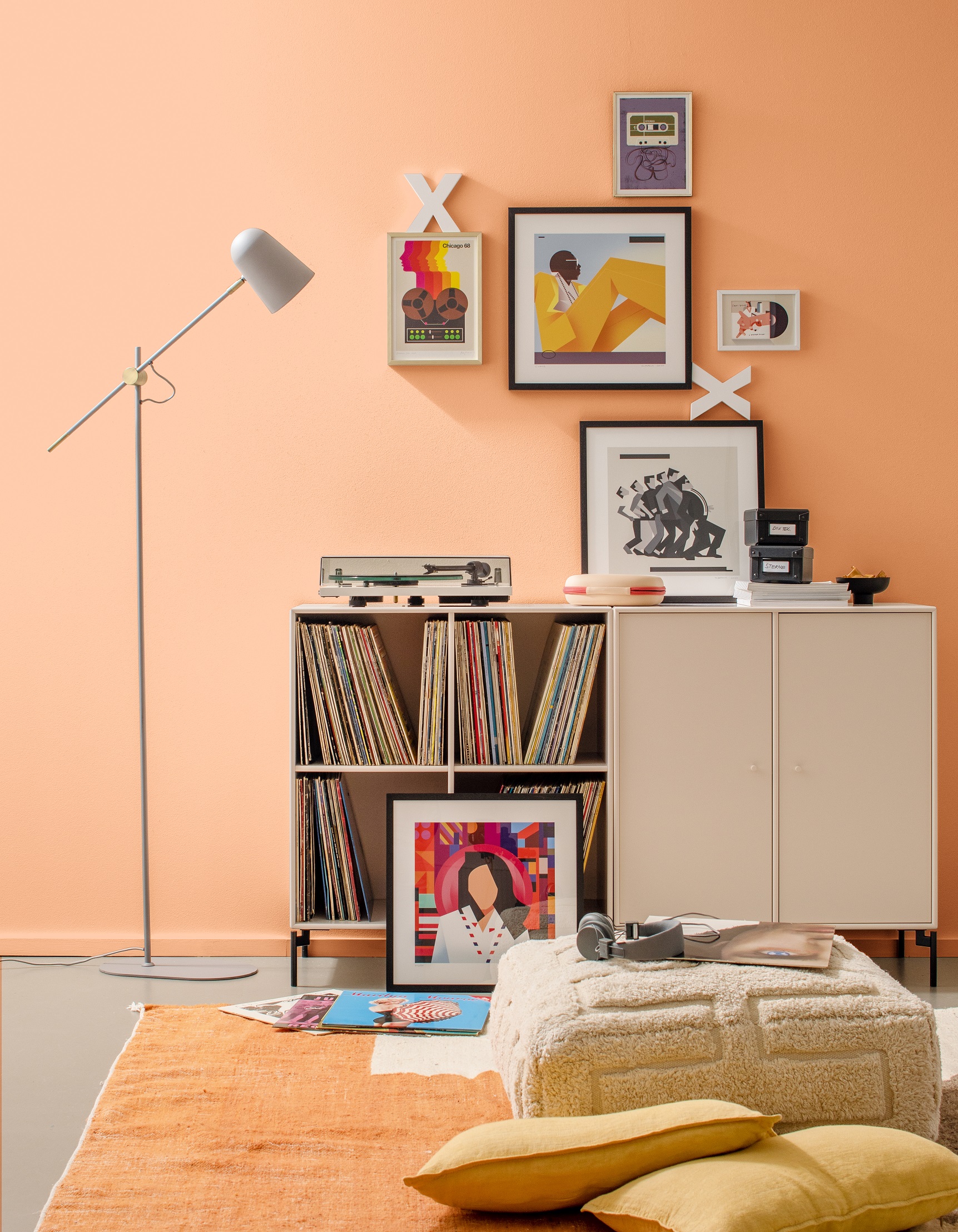 Alpina Pure Farben Papayaorange, 2,5 Liter