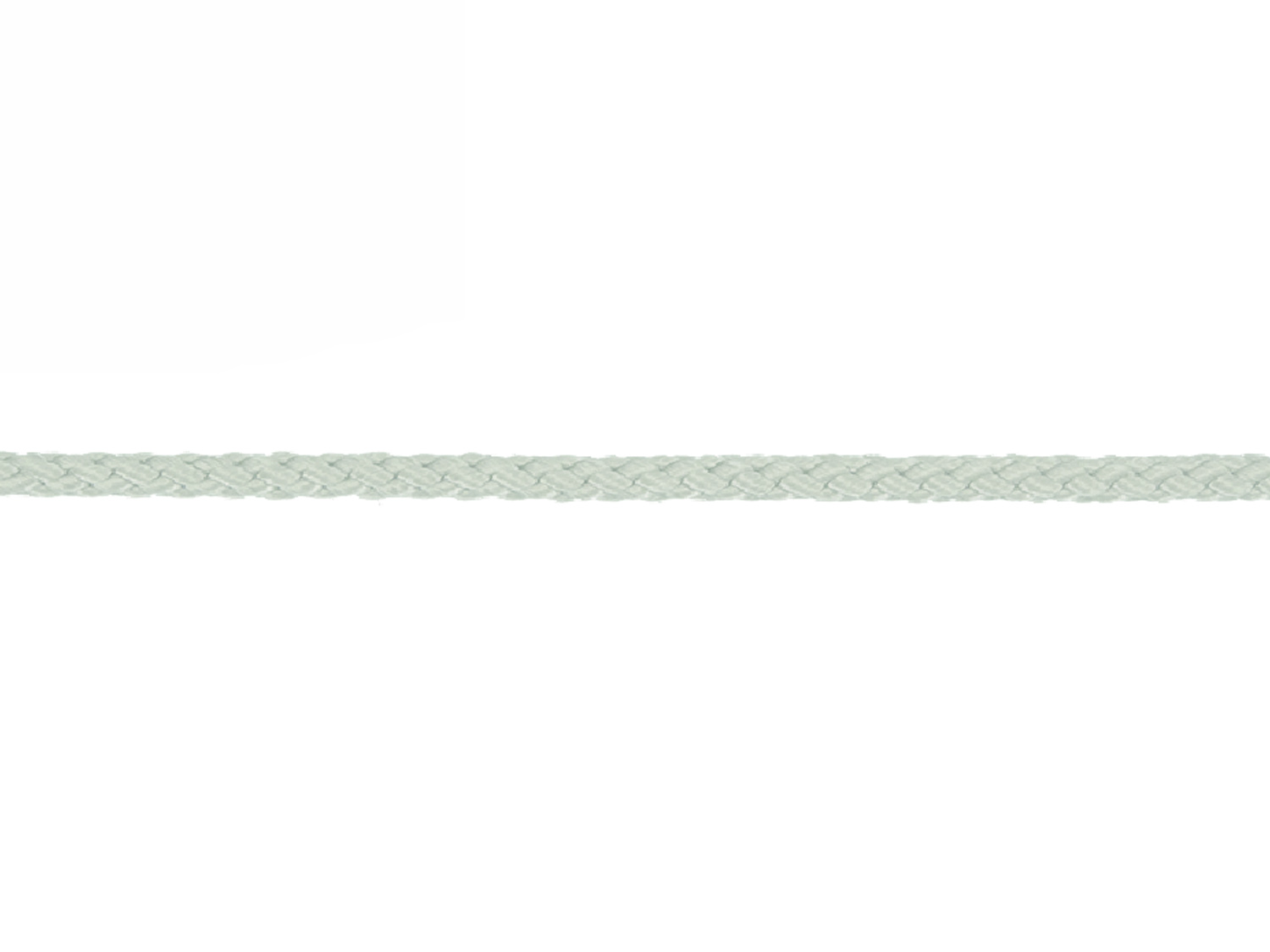 Pösamo Textil-Seil, weiß geflochten