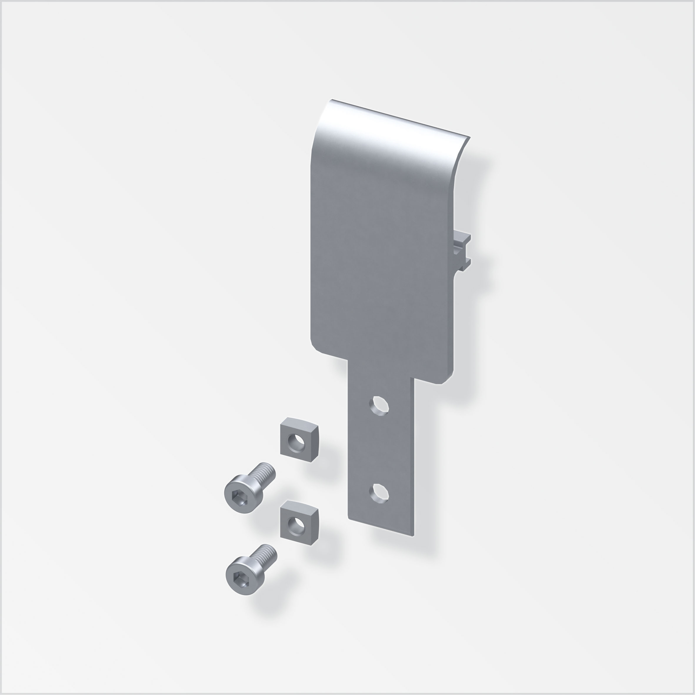 Alfer coaxis®-Abhängungsplatte, 35,5 x 105 mm Alfer coaxis®-Abhängungsplatte, 35,5 x 105 mm