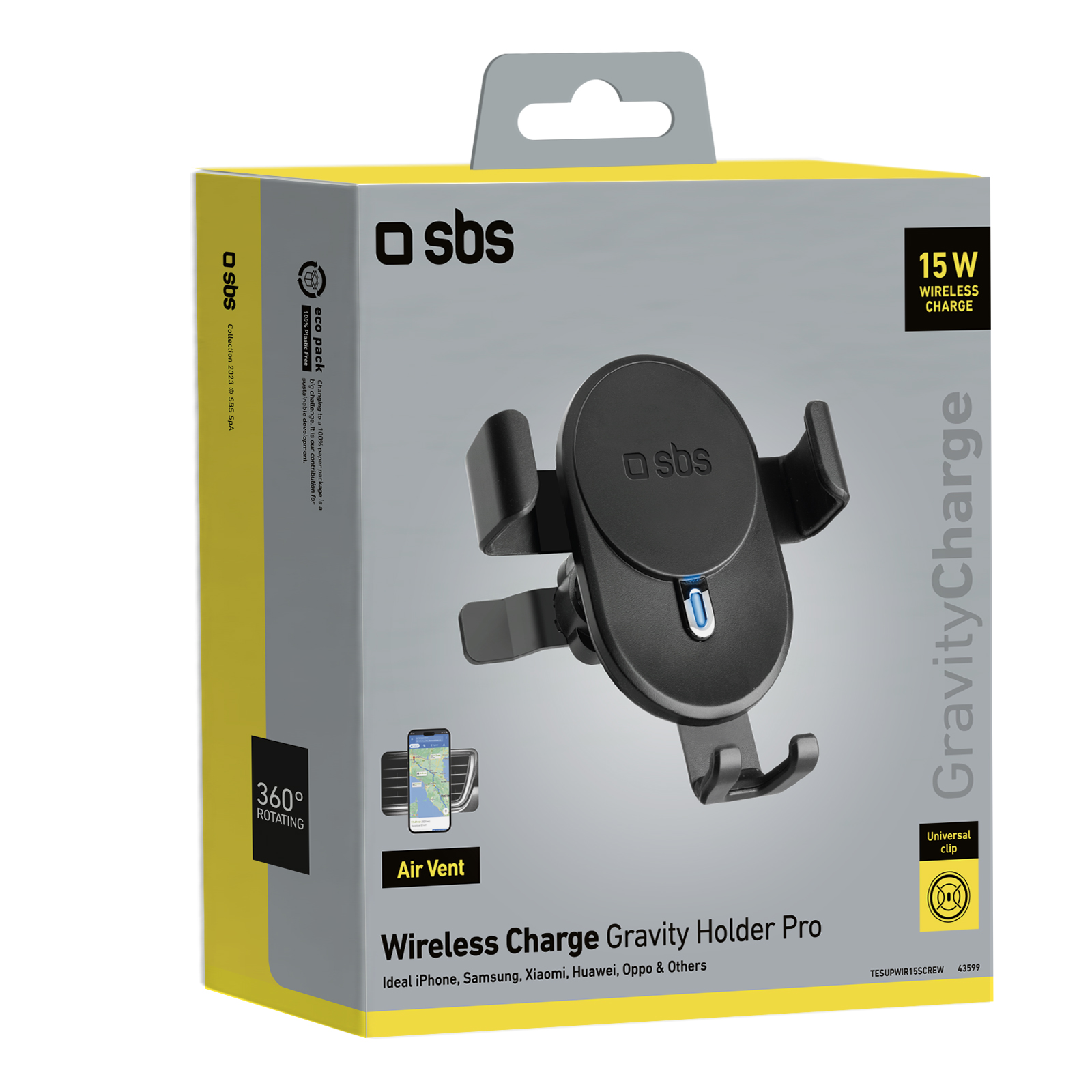 SBS Autohalterung mit Schnellaufladung SBS Autohalterung mit Schnellaufladung