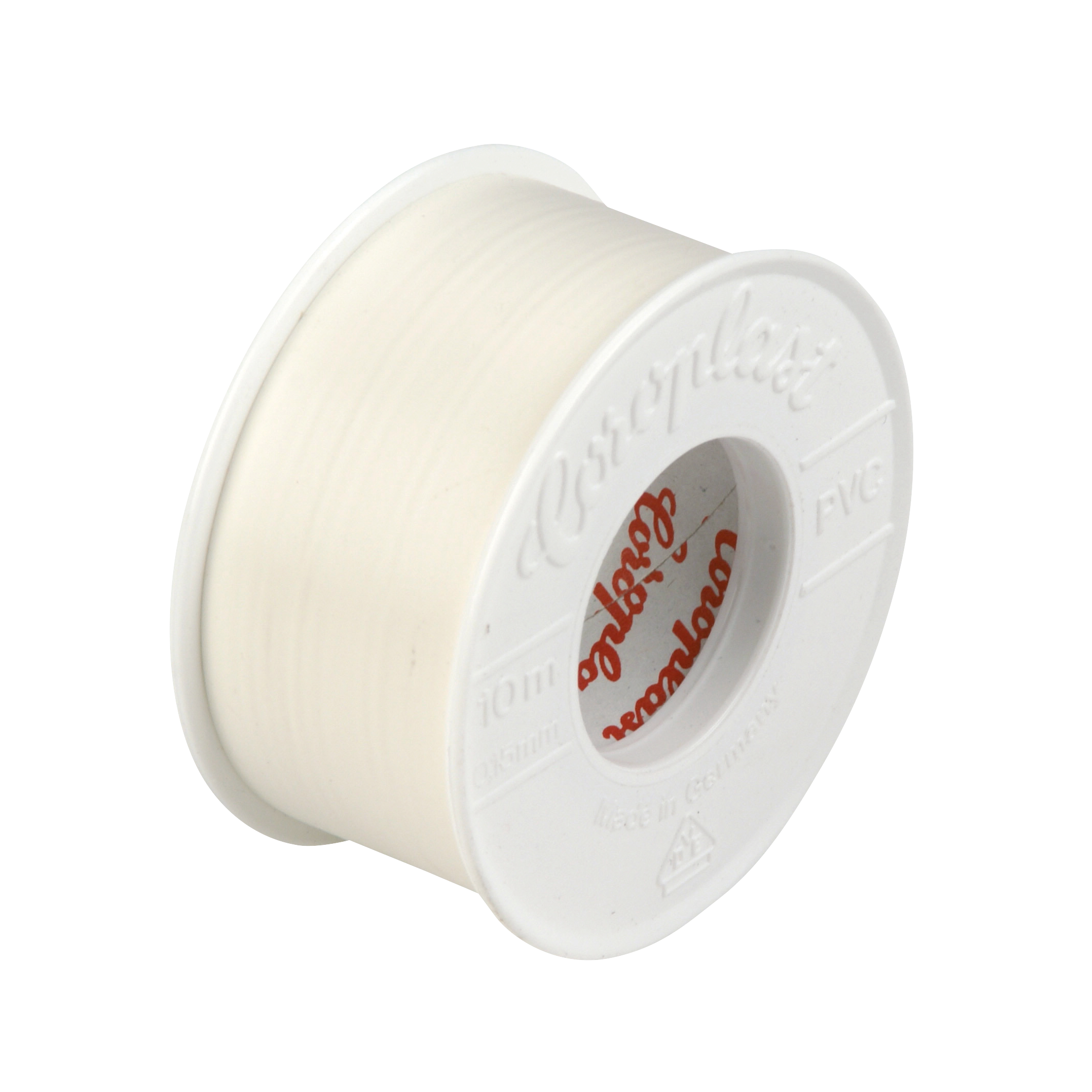 REV Kunststoff-Isolierband 25 x 0,15 mm, 10 Meter, weiß