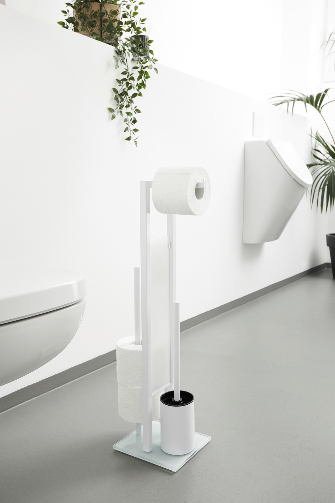 Wenko Stand WC-Garnitur Rivalta, weiß Wenko Stand WC-Garnitur Rivalta, weiß