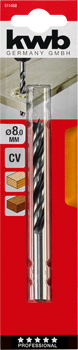 511468-300 Kwb CV-Holzspiralbohrer, 8 mm