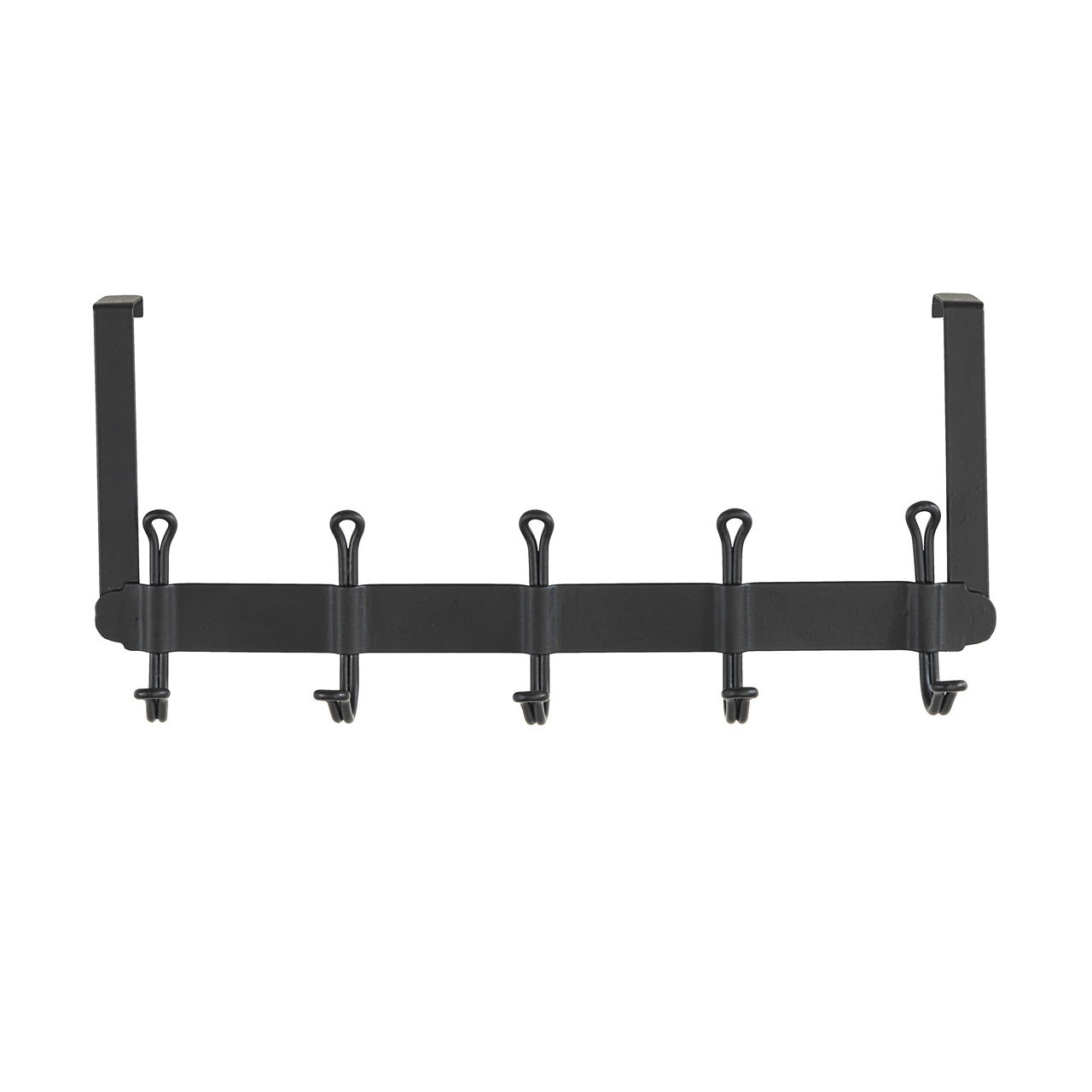 703884-Tu-rgarderobe-Nostalgie-schwarz-matt_FS_04 WENKO TÜRGARDEROBE NOSTALGIE SCHWARZ MATT