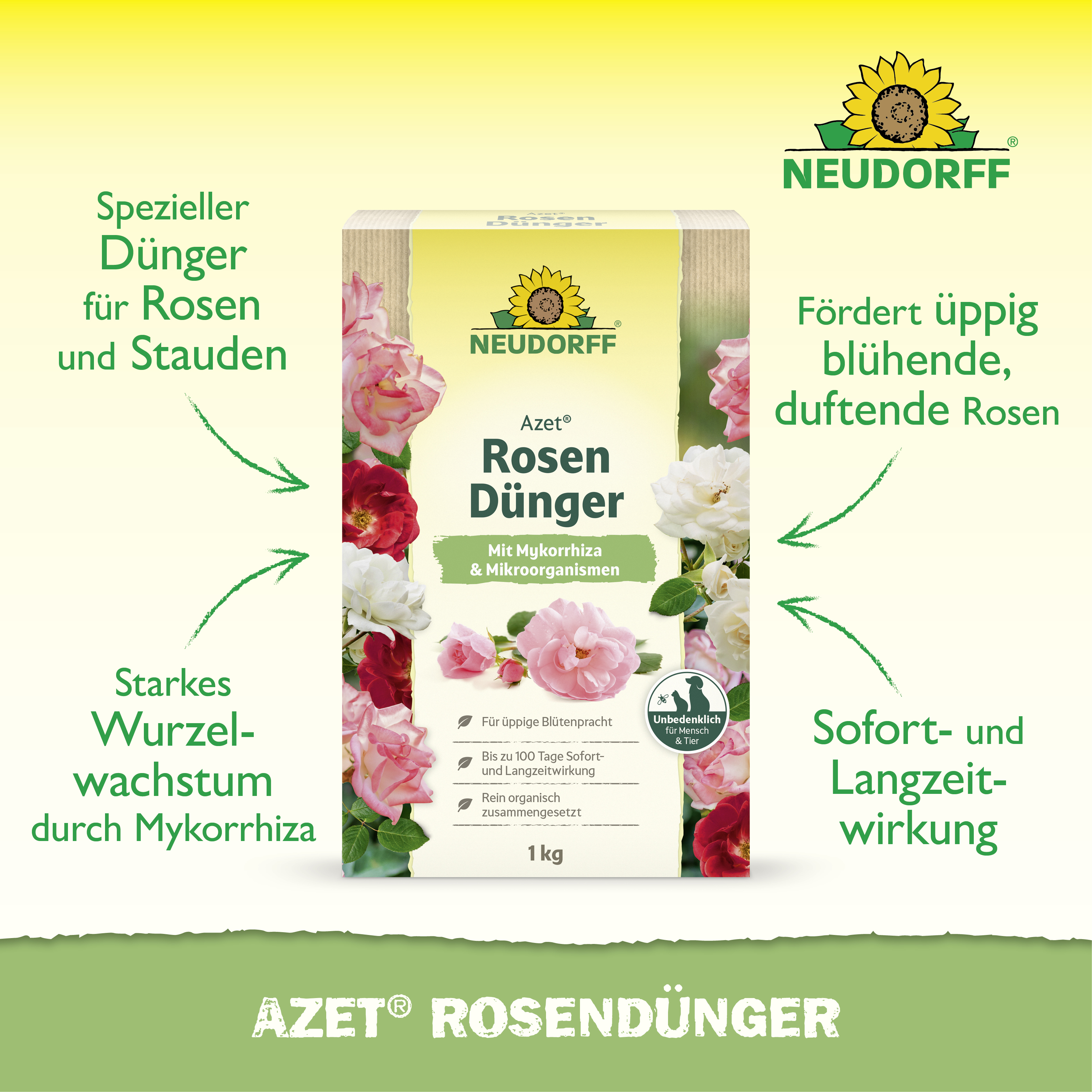 Neudorff Azet RosenDünger, 1 kg