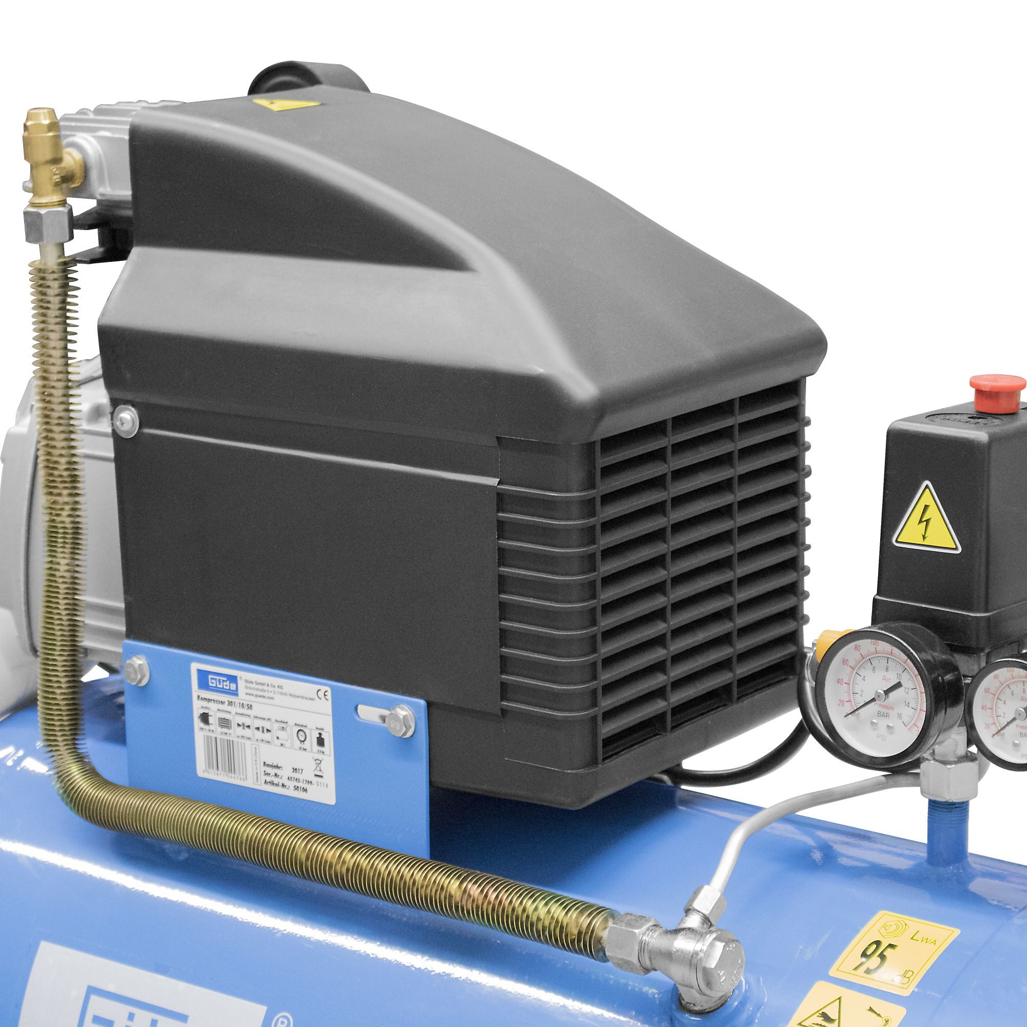 71101_d03 Güde Druckluft Kompressor-Set 301/10/50