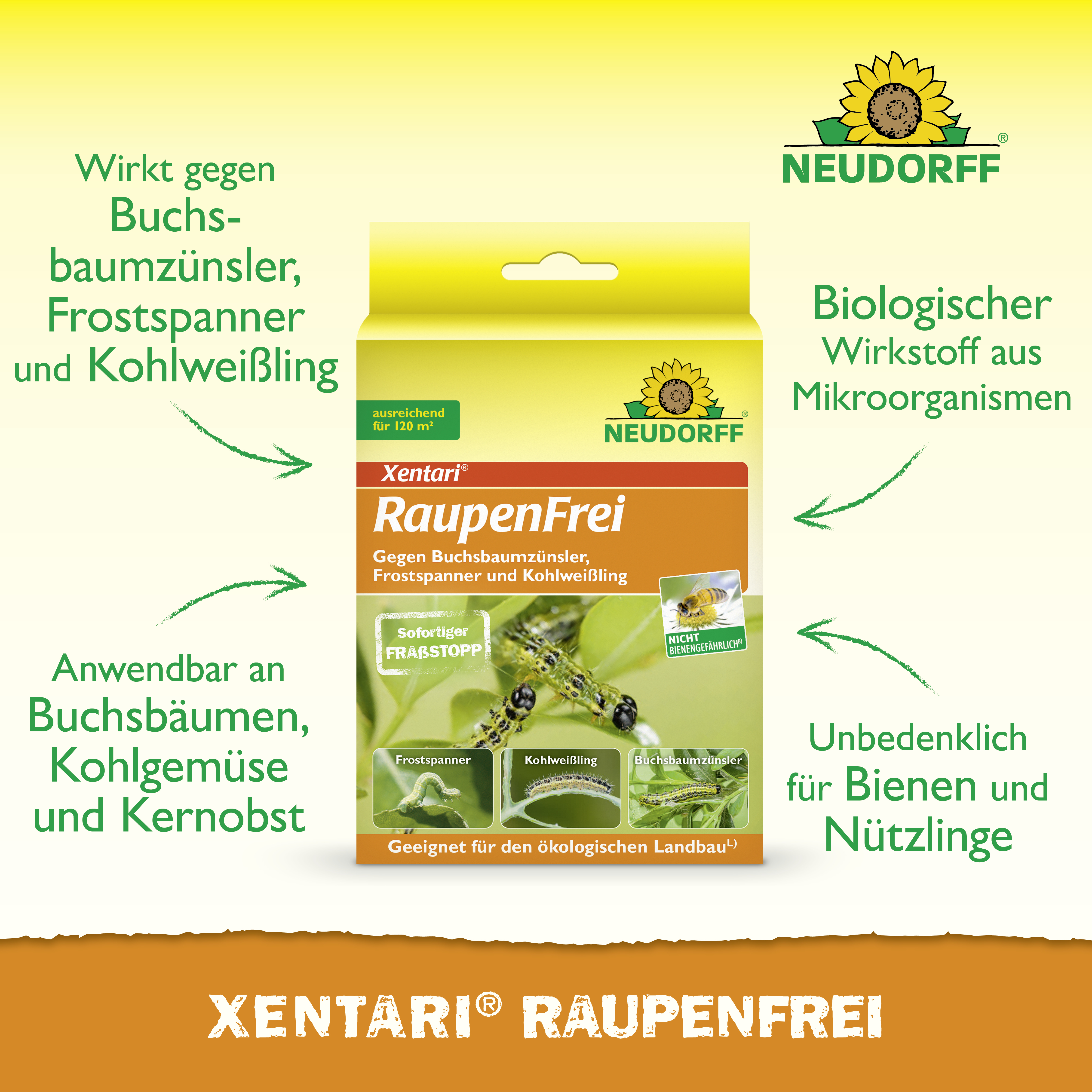 Neudorff Xentari RaupenFrei, 2x3g