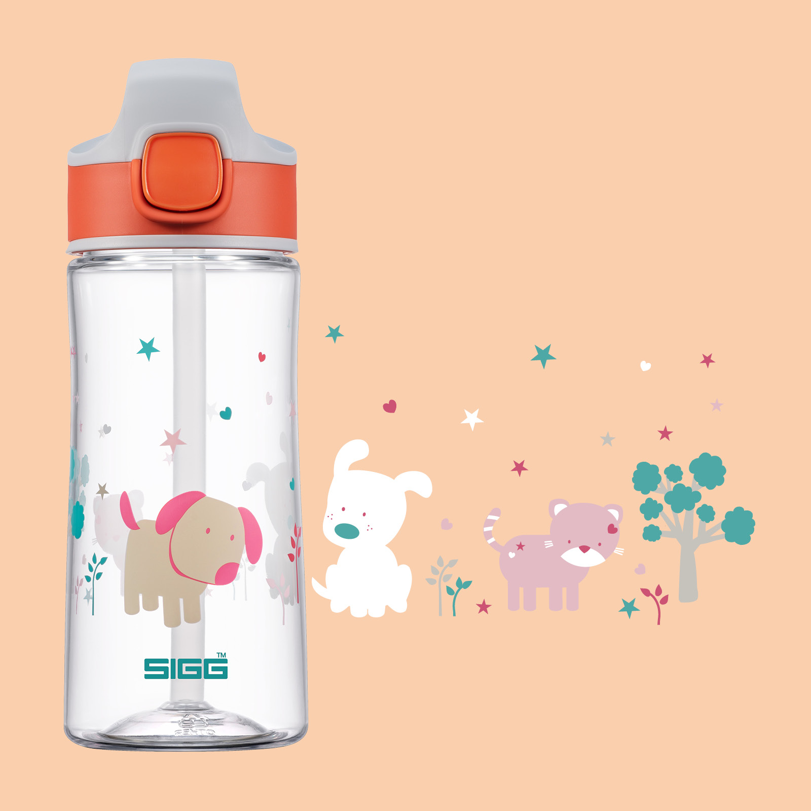 SIGG Kinder-Trinkflasche "MK Puppy Friend", 0,45 L
