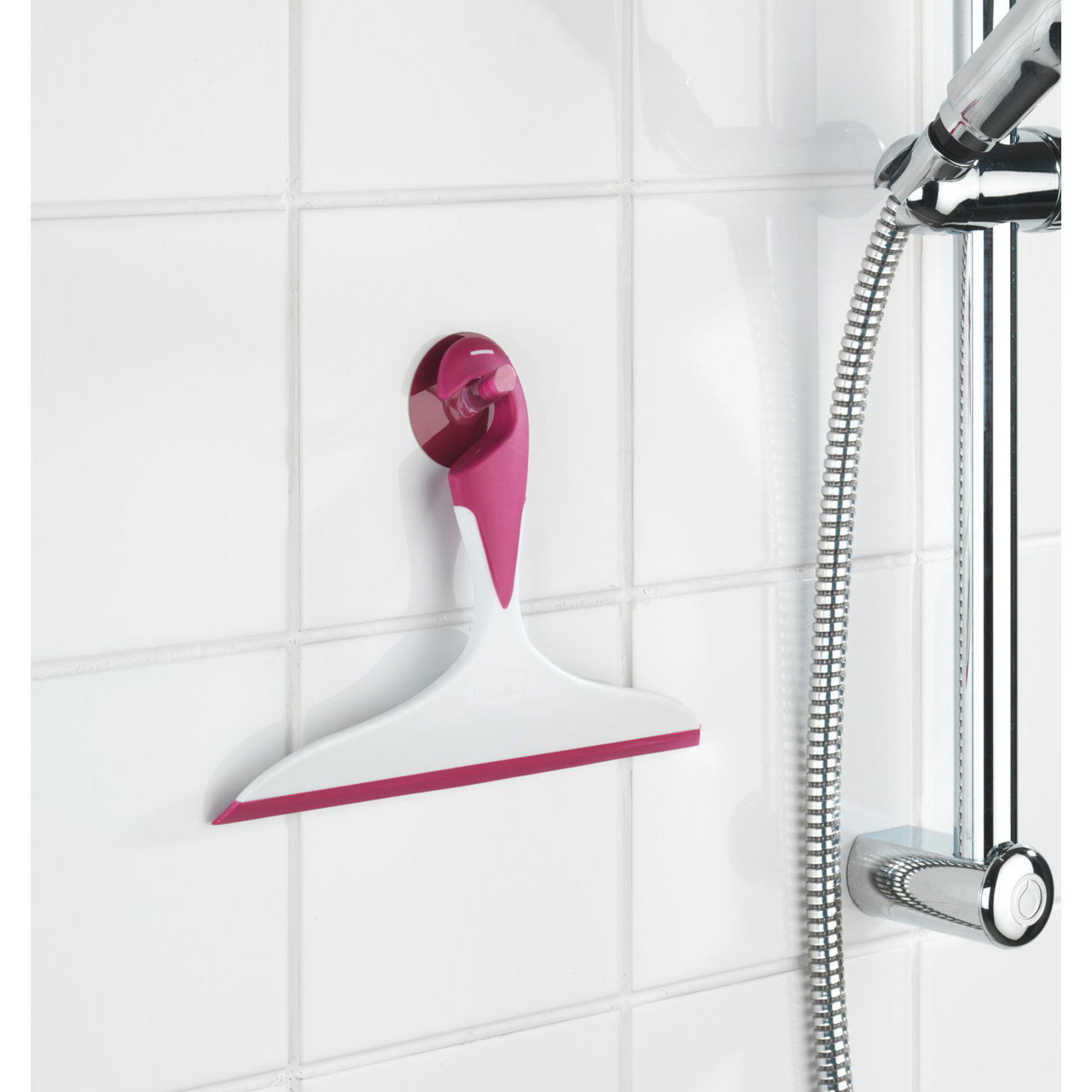 666065-Badezimmerwischer-2K-Mod-Loano-rosa_AMBI_01 WENKO BADEZIMMERWISCHER 2K LOANO ROSA