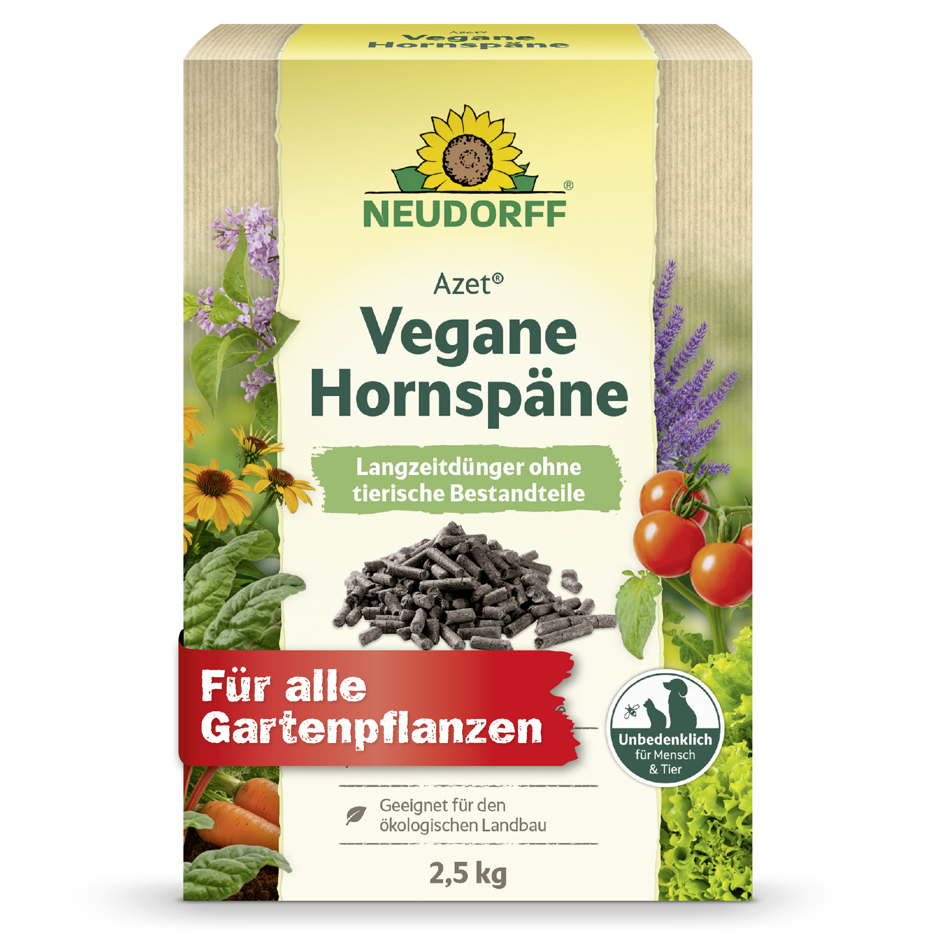 Neudorff Azet Vegane Hornspäne, 2,5 Kg