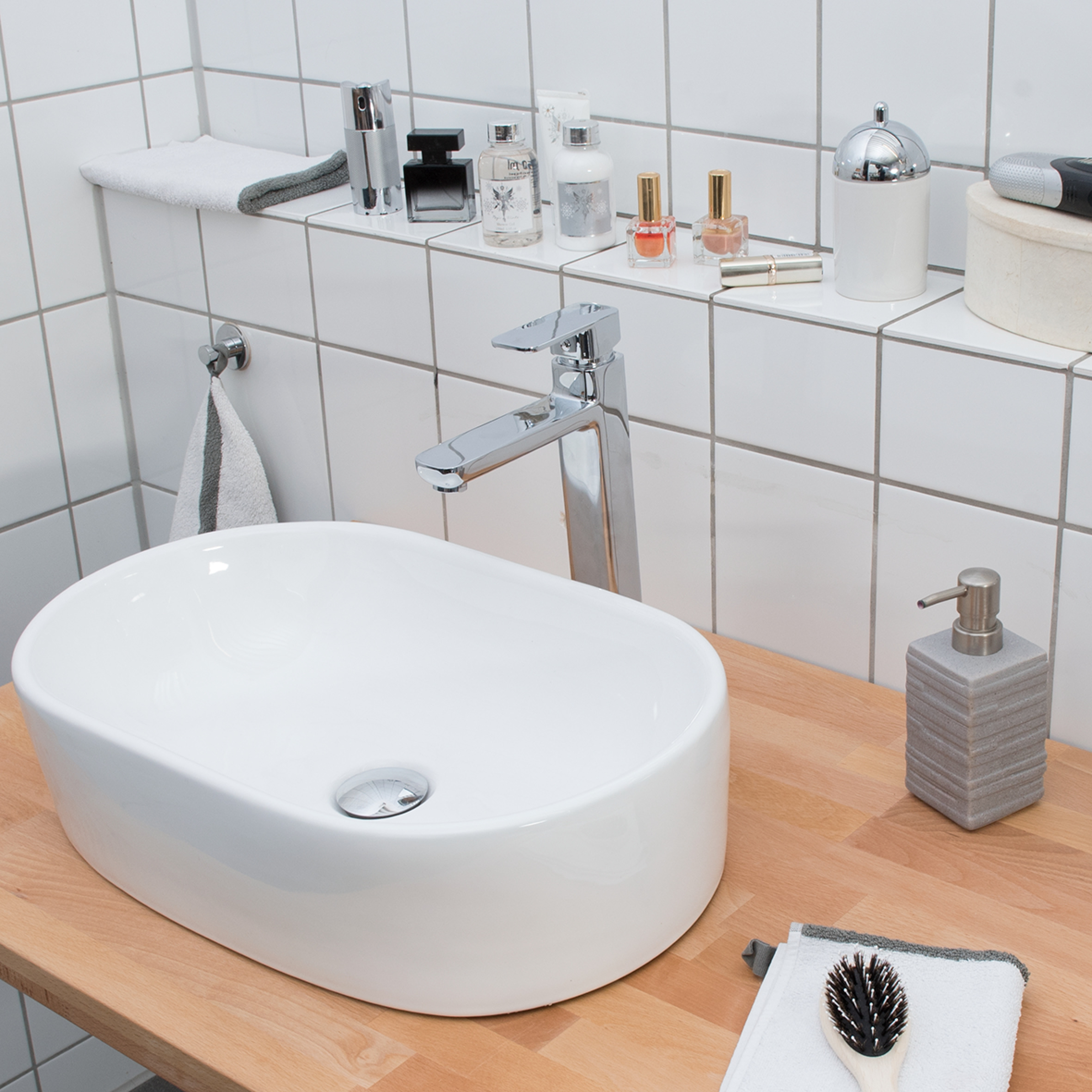 327680-pt2   AUFSATZWASCHTISCH BELAS 52CM WEIß