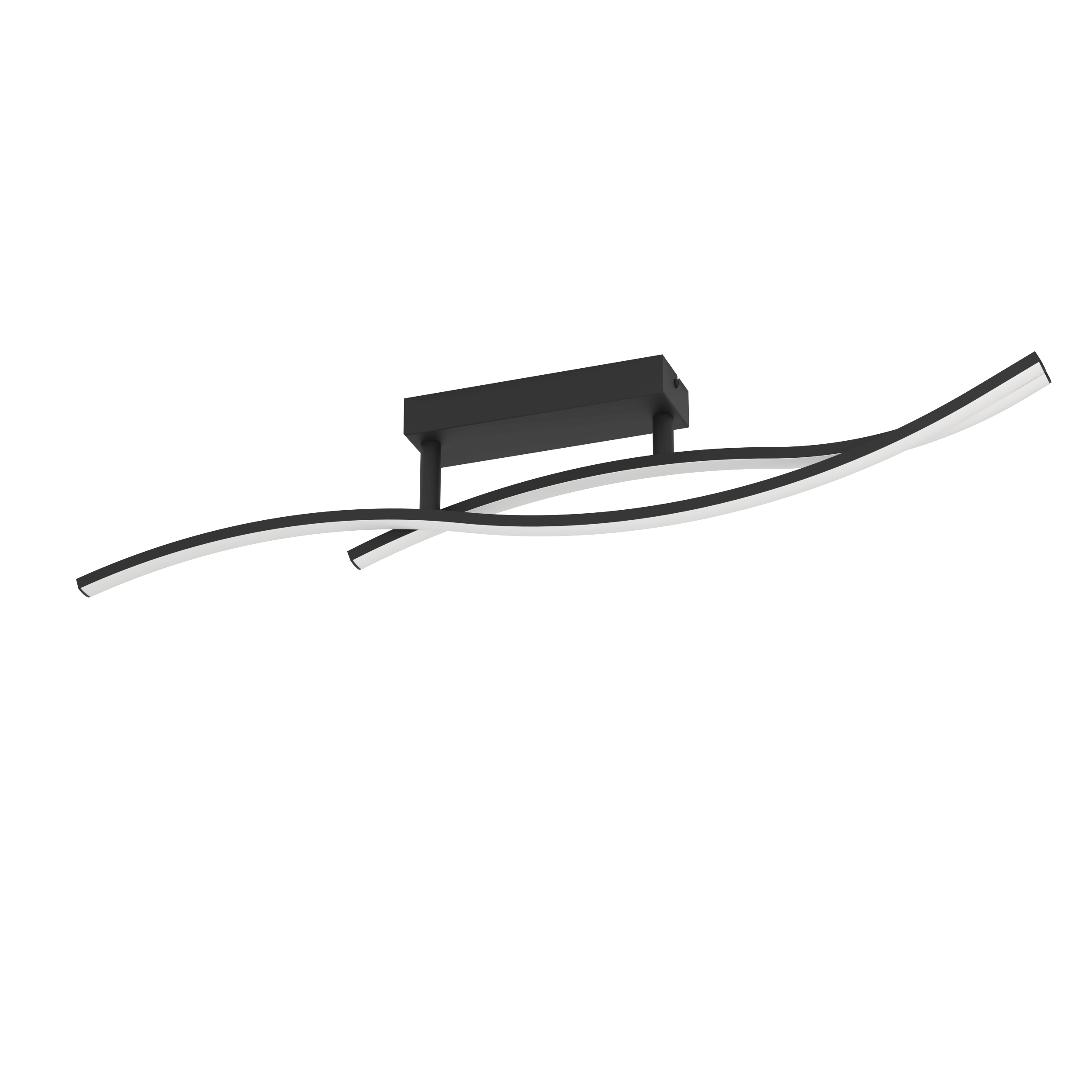 Eglo Wand-/Deckenleuchte Grisolia, 12W, schwarz Eglo Wand-/Deckenleuchte Grisolia, 12W, schwarz