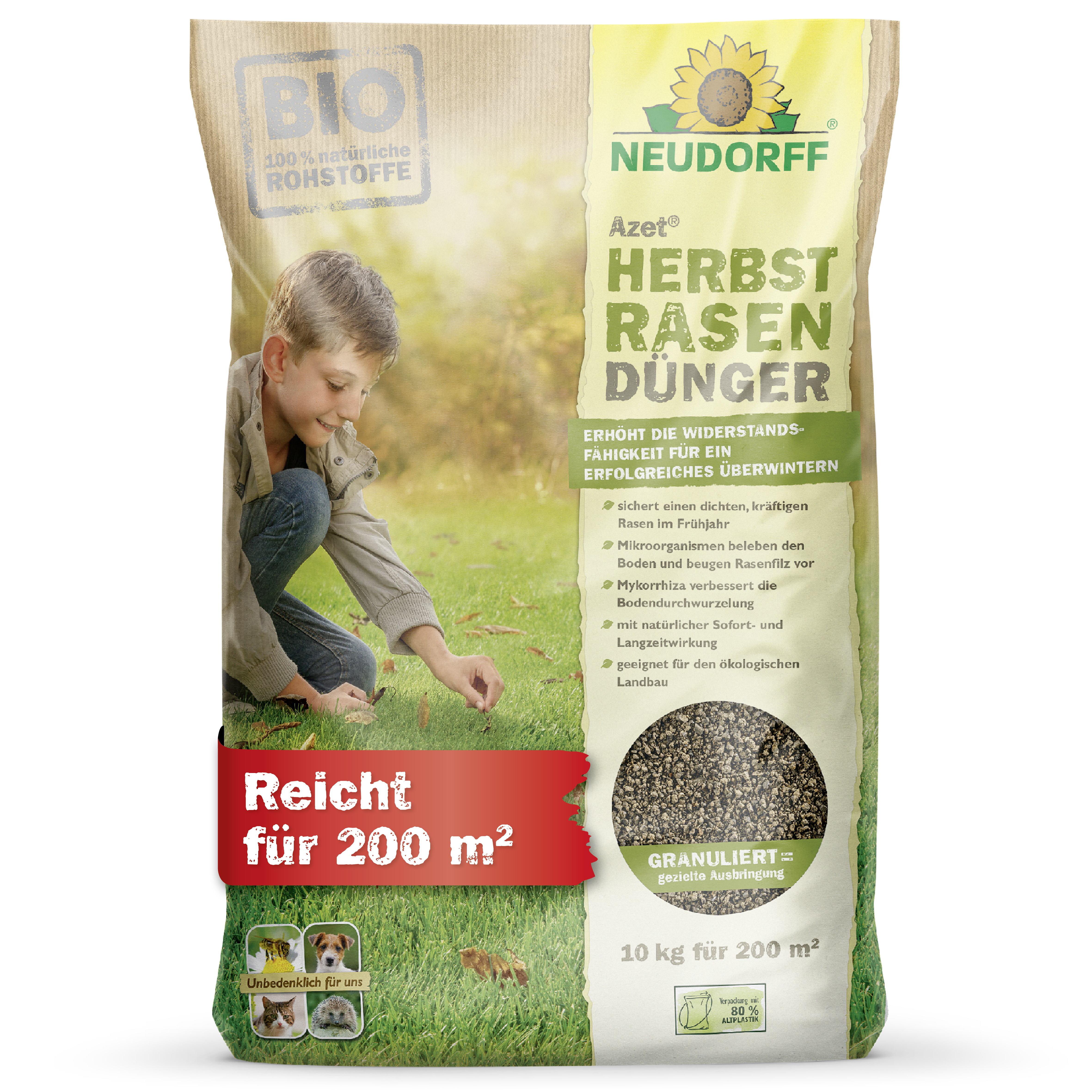 Neudorff Azet HerbstRasen Dünger 