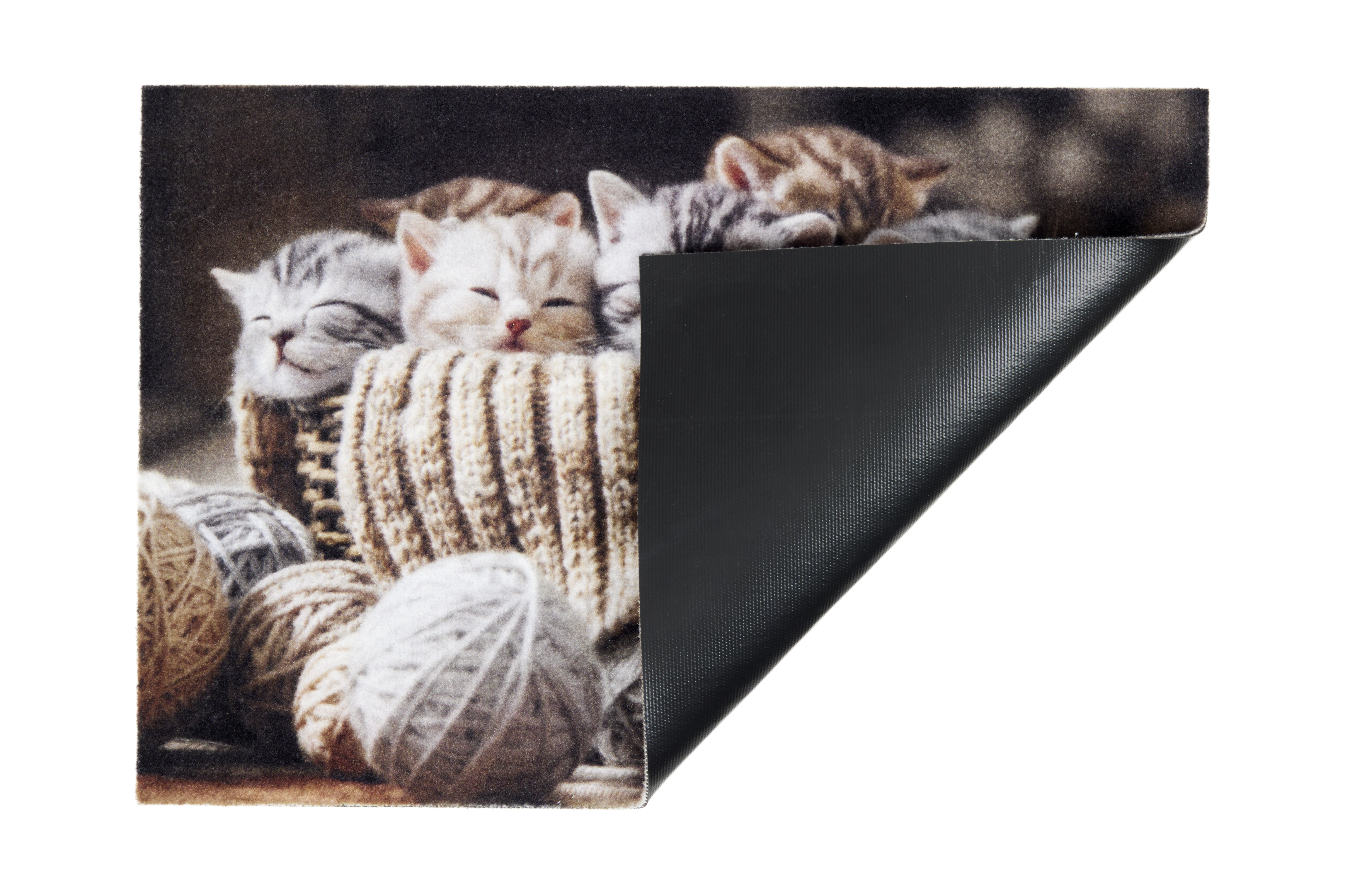 Astra Deco Print ca. 40x60cm D.109 C.999 Kitten Wolle