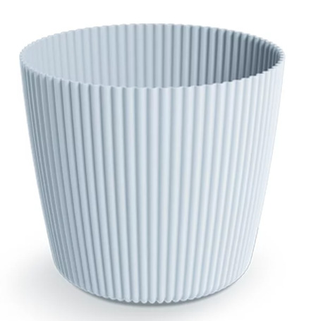 Prosperplast Blumentopf Milliy Rund, Ø 10,9 cm, hellgrau
