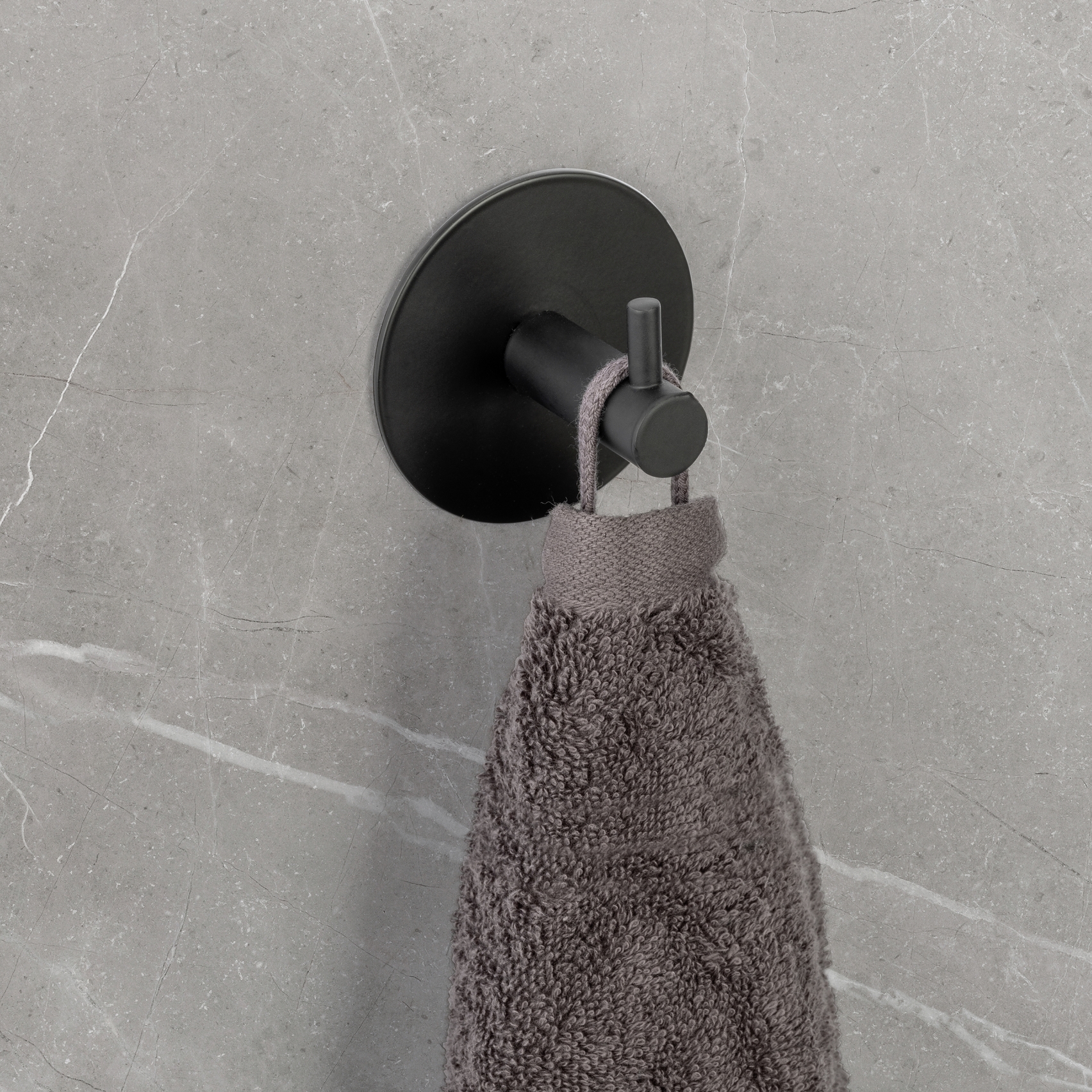 Schöner Wohnen Wandhaken Uno Meleto, schwarz Schöner Wohnen Wandhaken Uno Meleto, schwarz