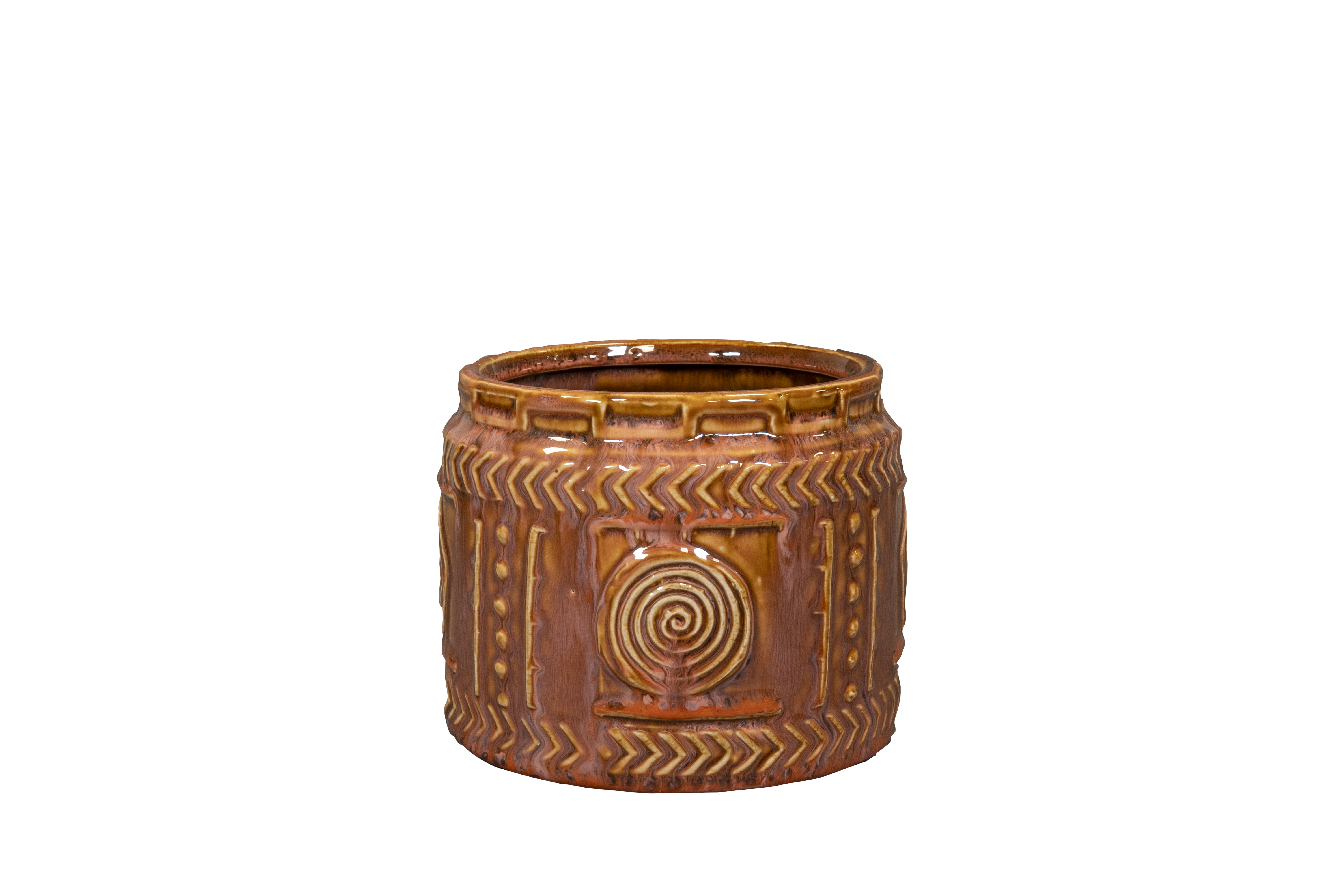 TS Topf Aztec koralle D17 H12    